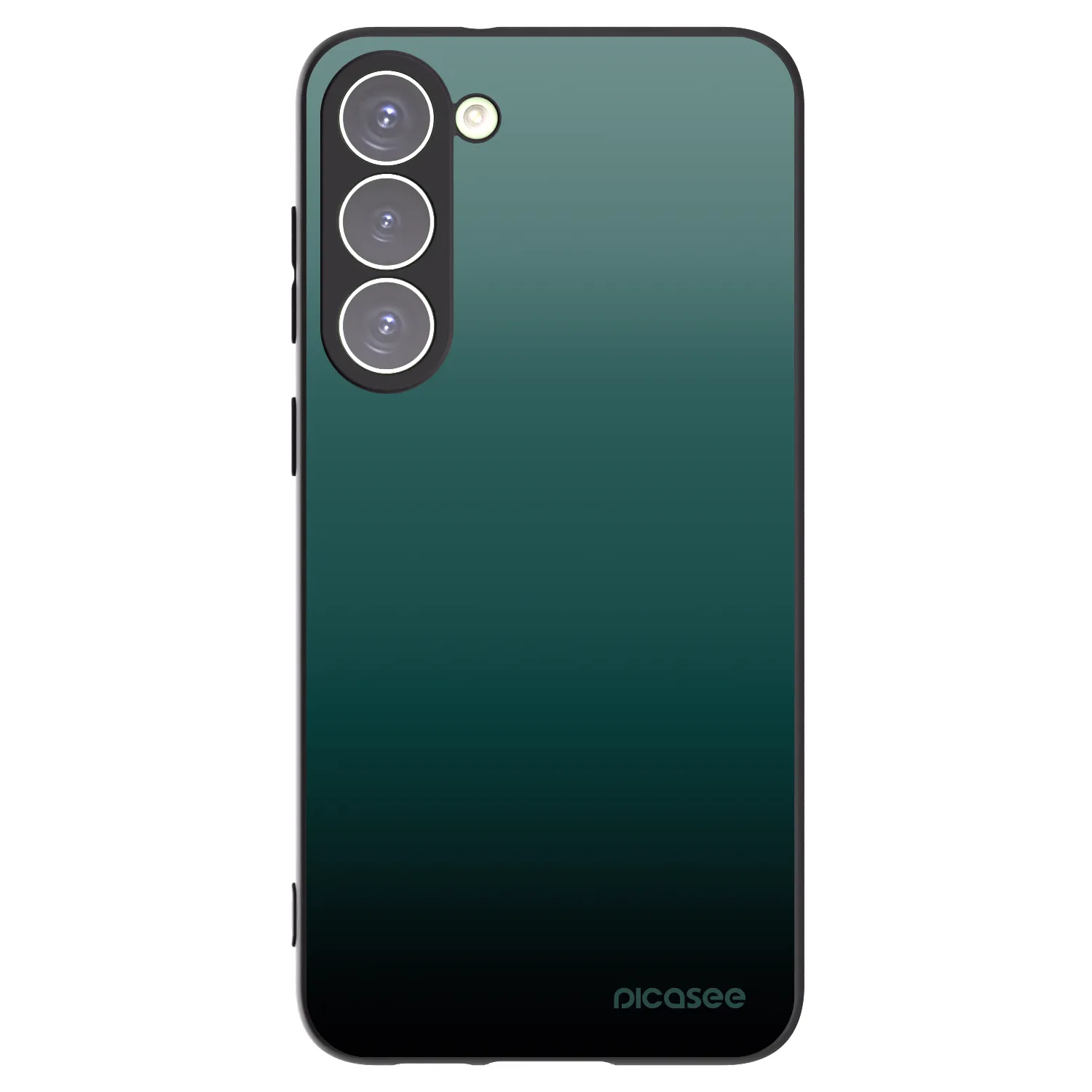 Picasee Μαύρη θήκη σιλικόνης για Samsung Galaxy S23+ 5G - Verdant Fade