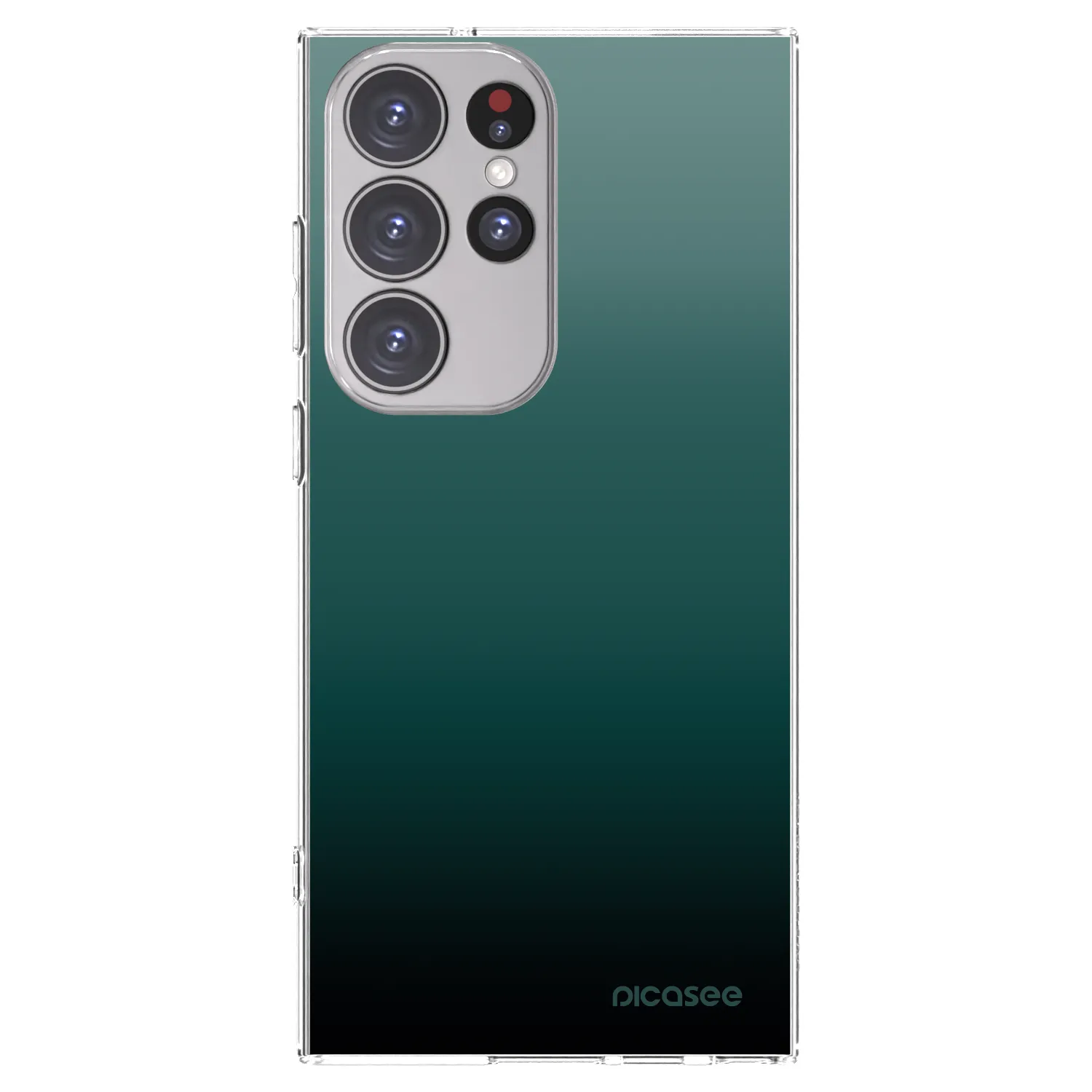 Picasee διαφανής θήκη σιλικόνης Samsung Galaxy S23 Ultra 5G - Verdant Fade