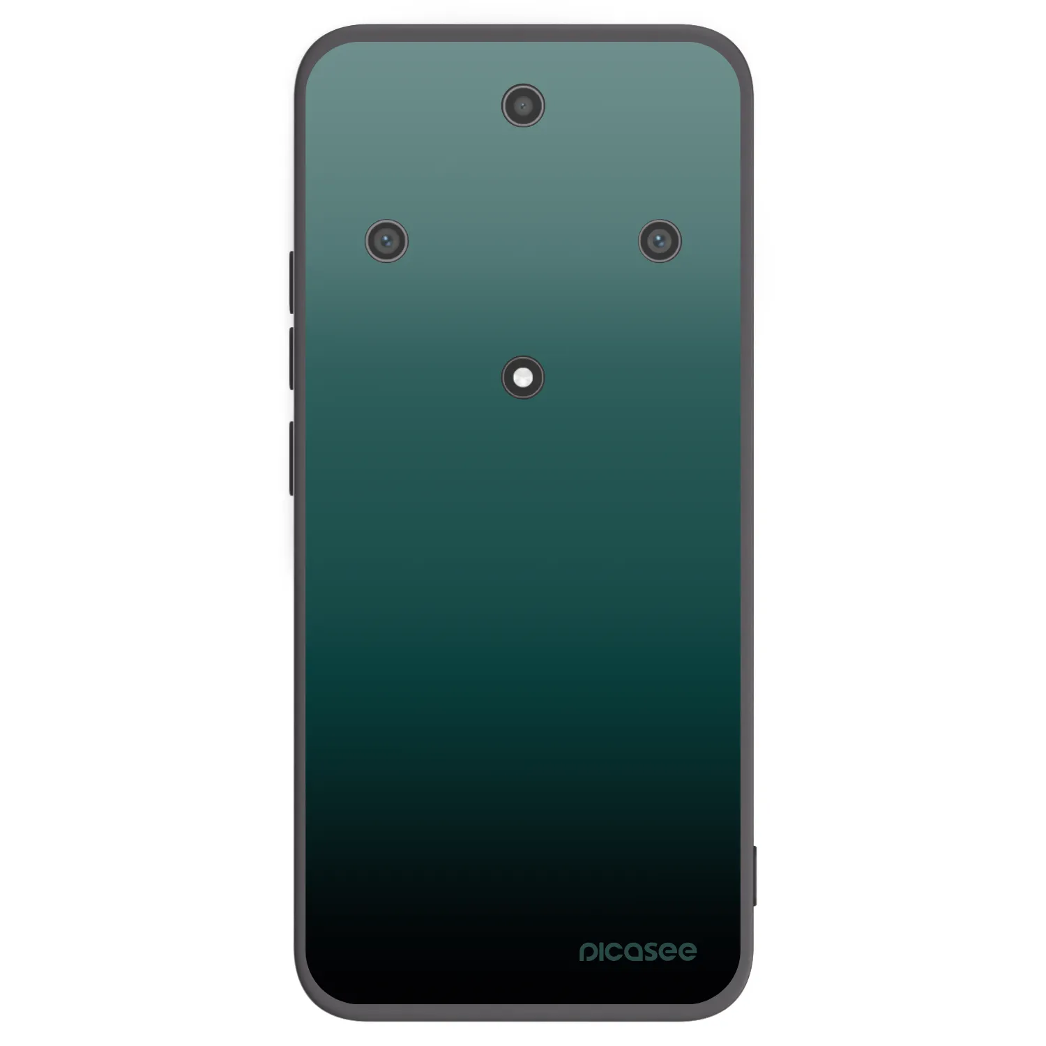 Picasee Μαύρη θήκη σιλικόνης για Honor Magic5 Lite 5G - Verdant Fade