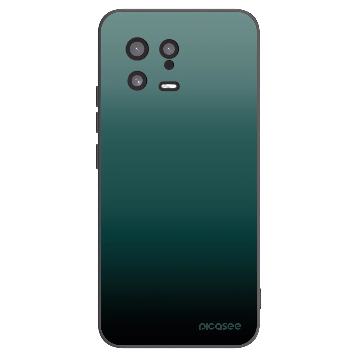 Picasee Μαύρη θήκη σιλικόνης για Xiaomi 13 - Verdant Fade