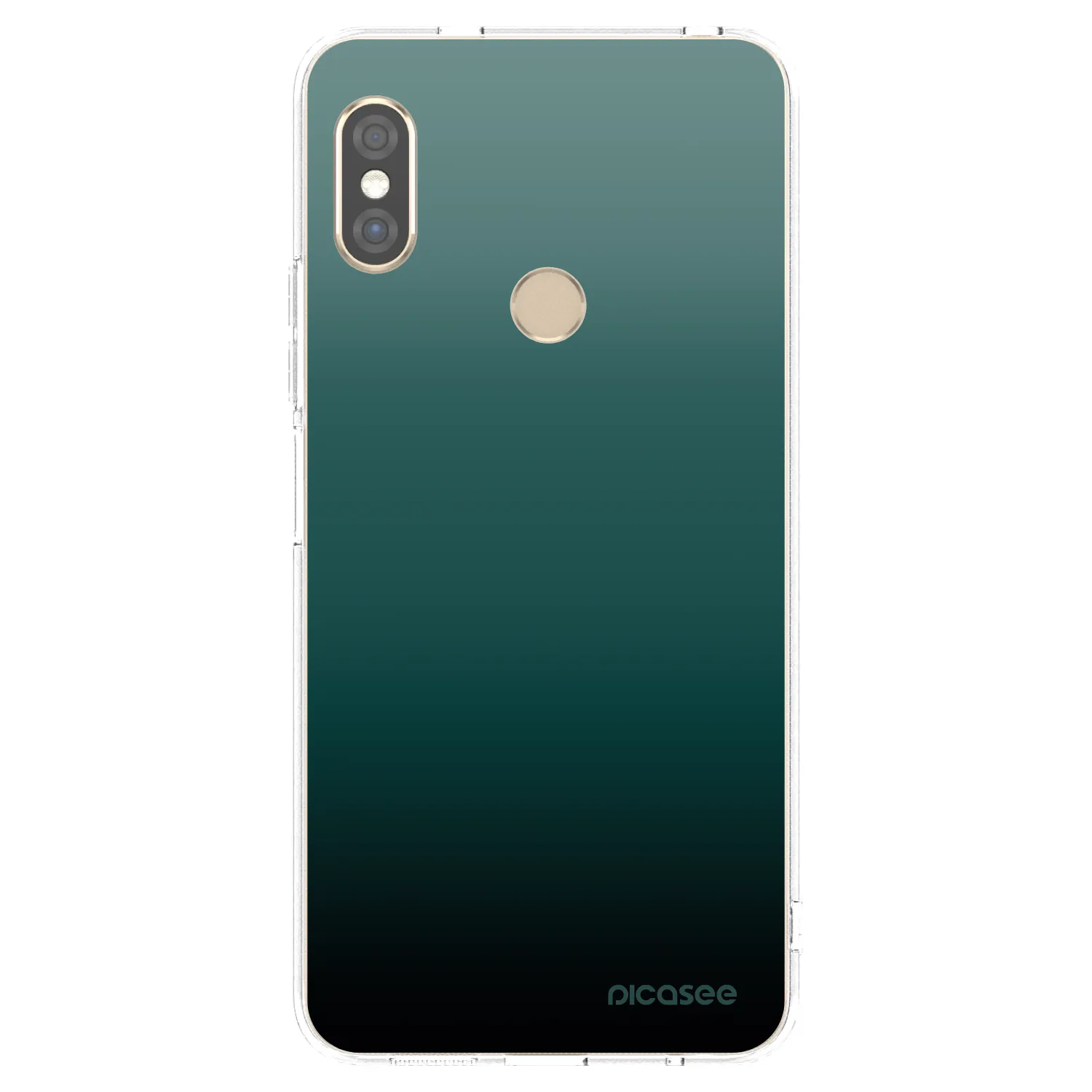 Picasee διαφανής θήκη σιλικόνης Xiaomi Redmi Note 5 Global - Verdant Fade