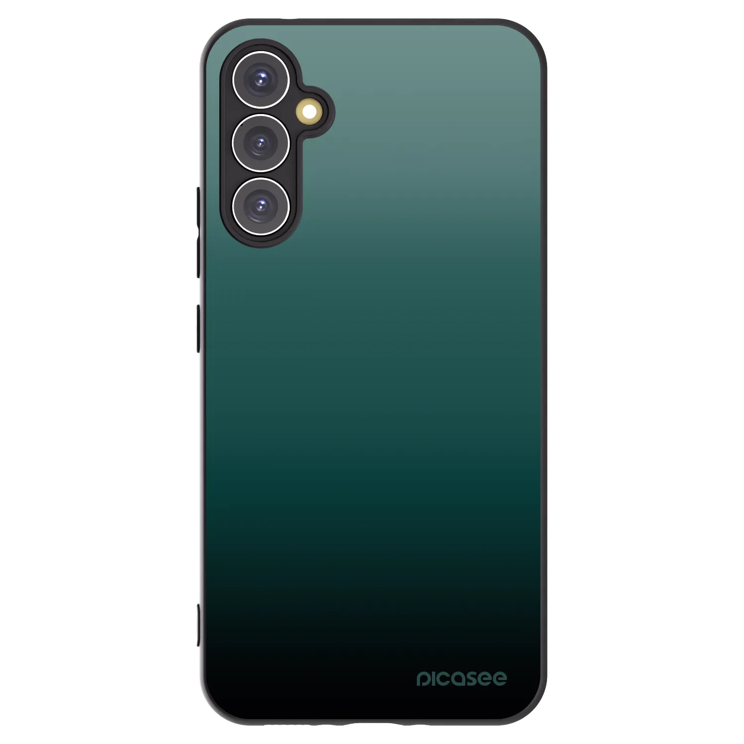 Picasee Μαύρη θήκη σιλικόνης για Samsung Galaxy A34 5G A346B - Verdant Fade