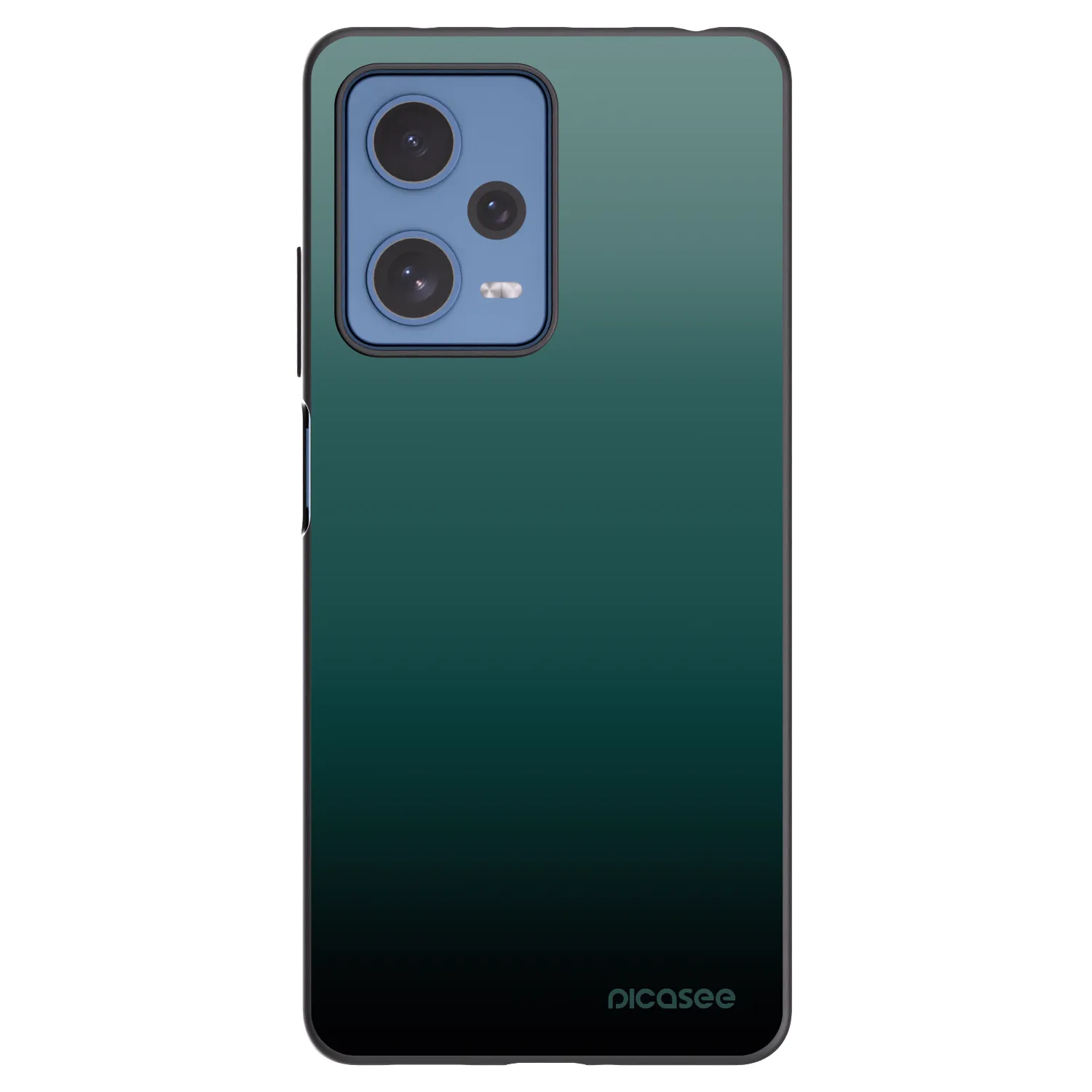 Picasee Μαύρη θήκη σιλικόνης για Xiaomi Redmi Note 12 Pro 5G - Verdant Fade