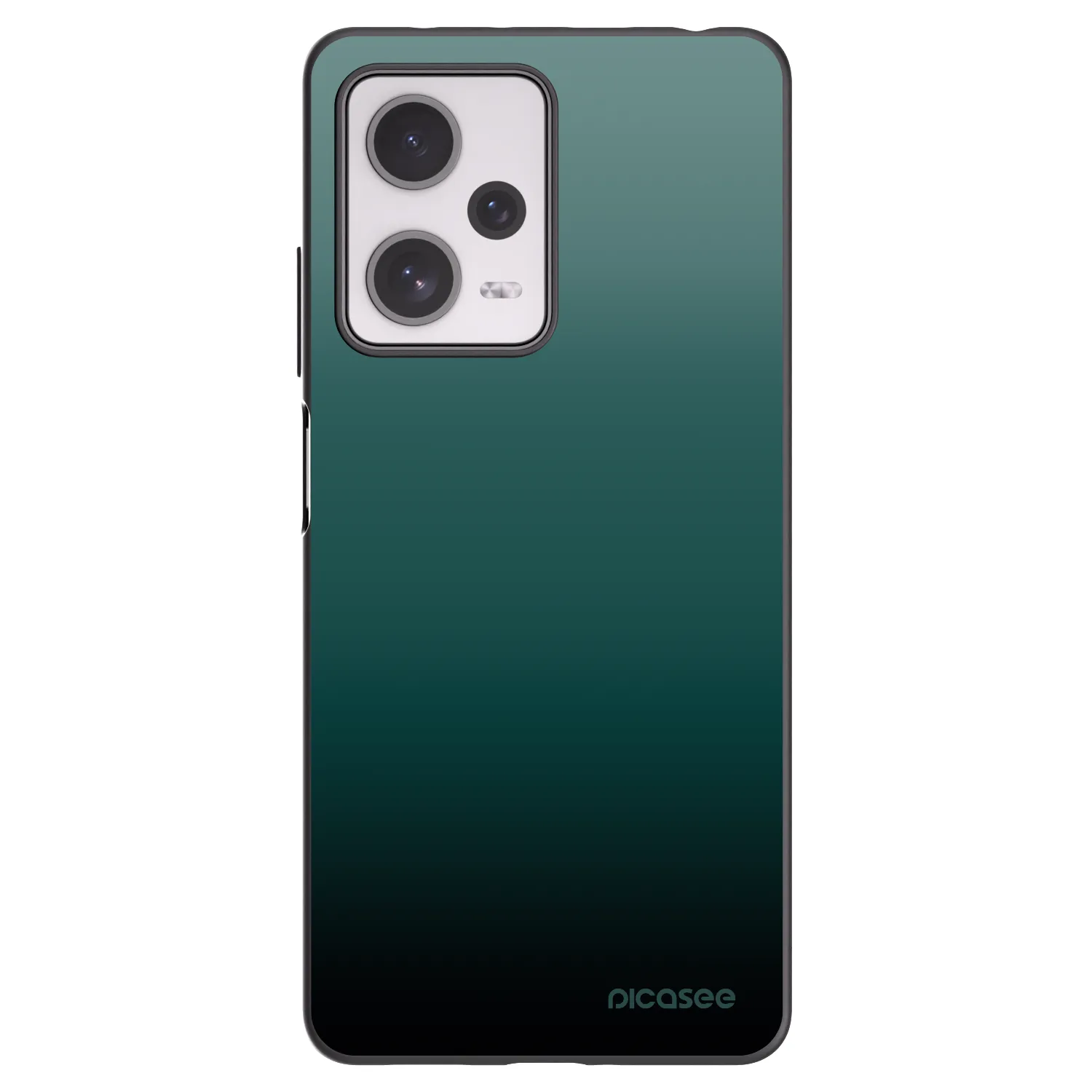Picasee Μαύρη θήκη σιλικόνης για Xiaomi Redmi Note 12 Pro+ 5G - Verdant Fade