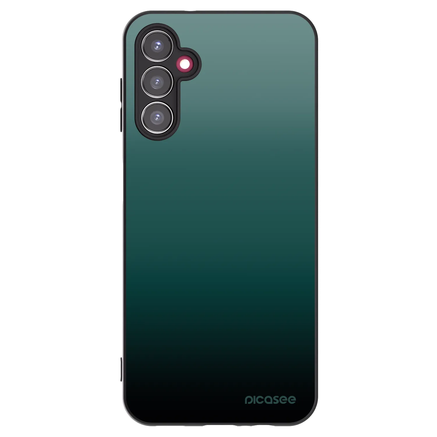 Picasee Μαύρη θήκη σιλικόνης για Samsung Galaxy A14 4G A145R - Verdant Fade