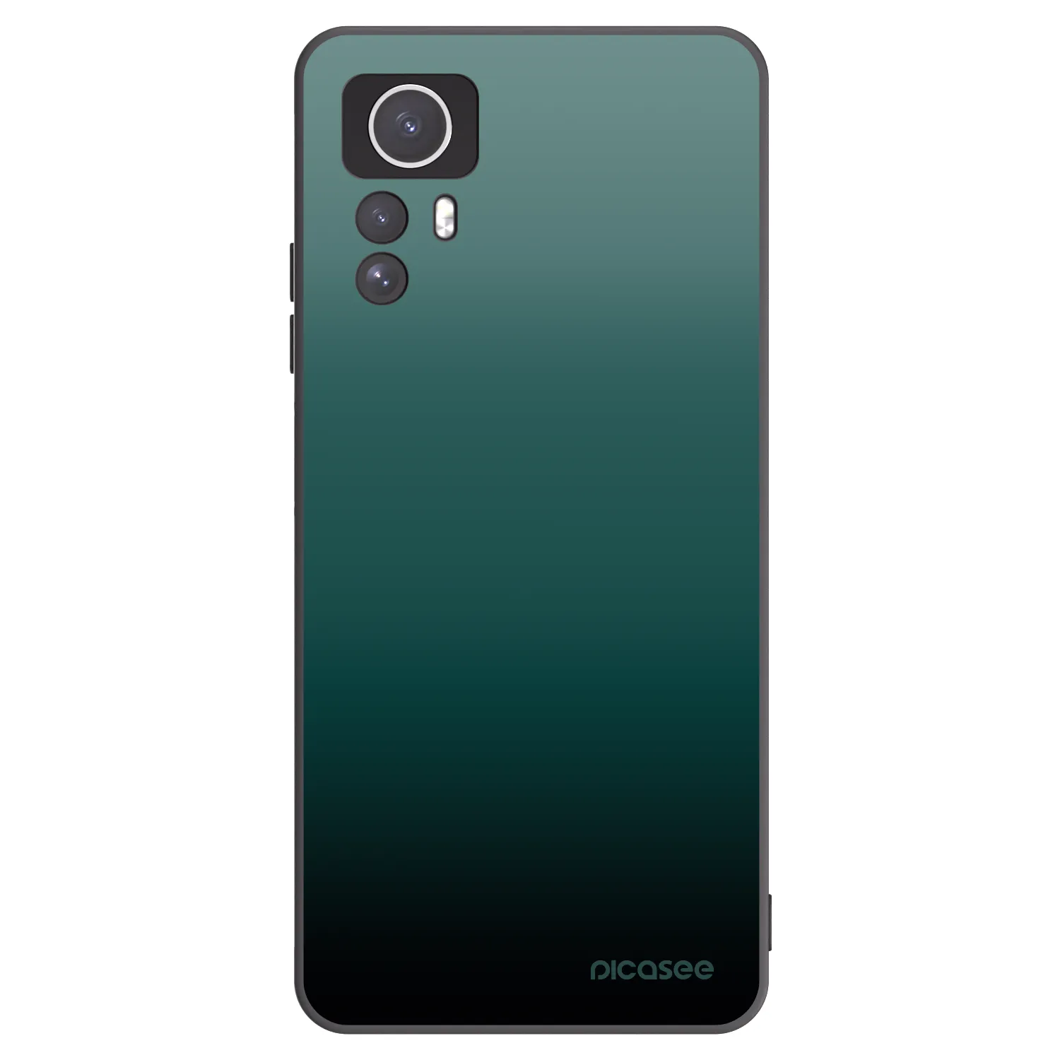 Picasee Μαύρη θήκη σιλικόνης για Xiaomi Redmi Note 12S - Verdant Fade