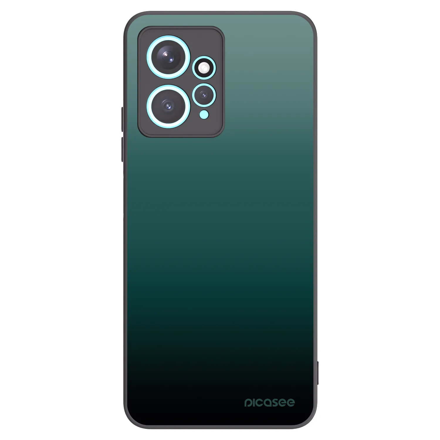 Picasee Μαύρη θήκη σιλικόνης για Xiaomi Redmi Note 12 4G - Verdant Fade