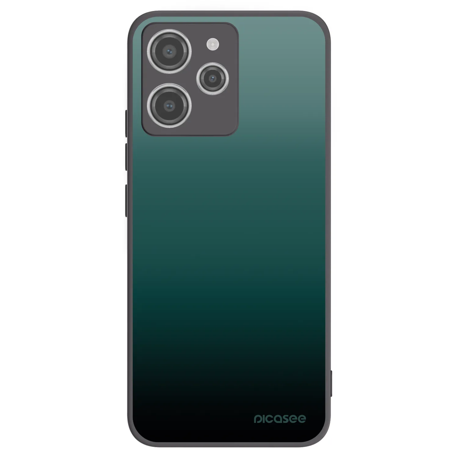 Picasee Μαύρη θήκη σιλικόνης για Xiaomi Redmi 12 4G - Verdant Fade