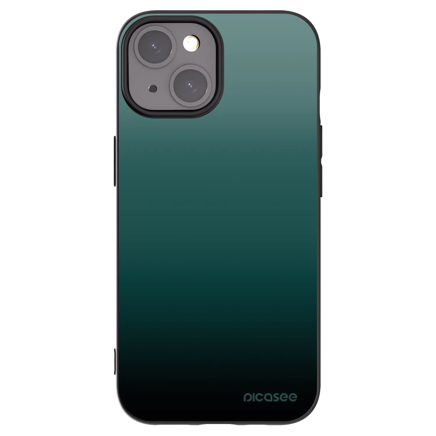 Picasee Μαύρη θήκη σιλικόνης για Apple iPhone 15 - Verdant Fade