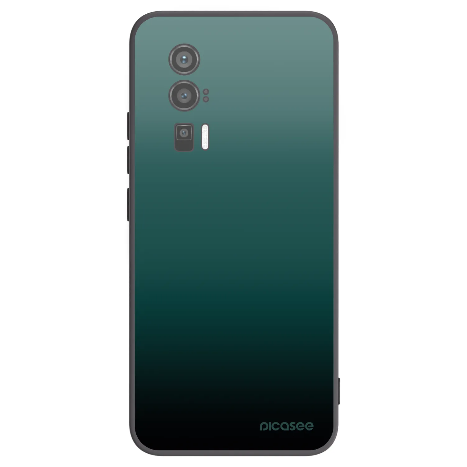 Picasee Μαύρη θήκη σιλικόνης για Xiaomi Poco F5 Pro 5G - Verdant Fade