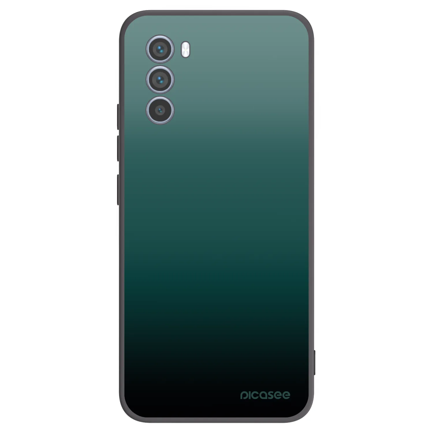 Picasee Μαύρη θήκη σιλικόνης για Motorola Moto G62 - Verdant Fade