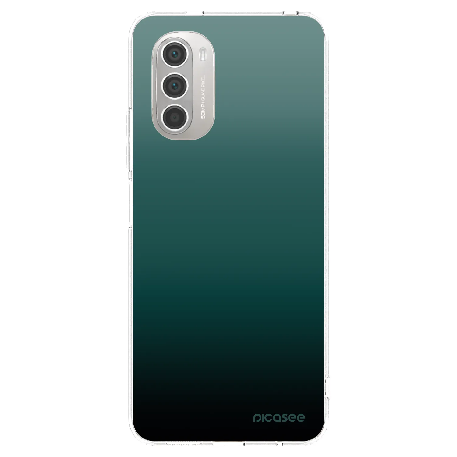 Picasee διαφανής θήκη σιλικόνης Motorola Moto G51 - Verdant Fade