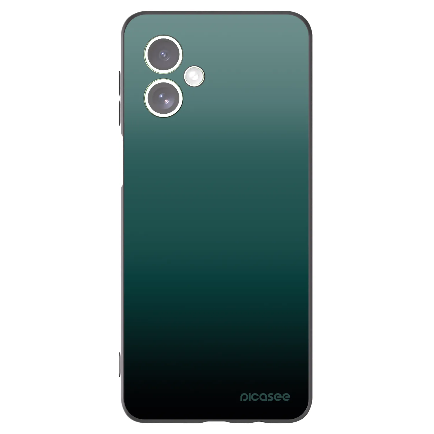 Picasee Μαύρη θήκη σιλικόνης για Motorola Moto G54 5G - Verdant Fade