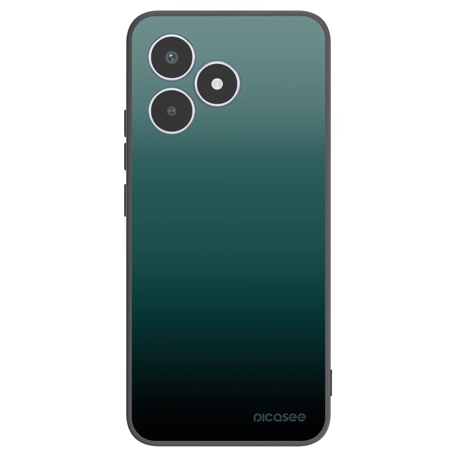 Picasee Μαύρη θήκη σιλικόνης για Realme C53 - Verdant Fade