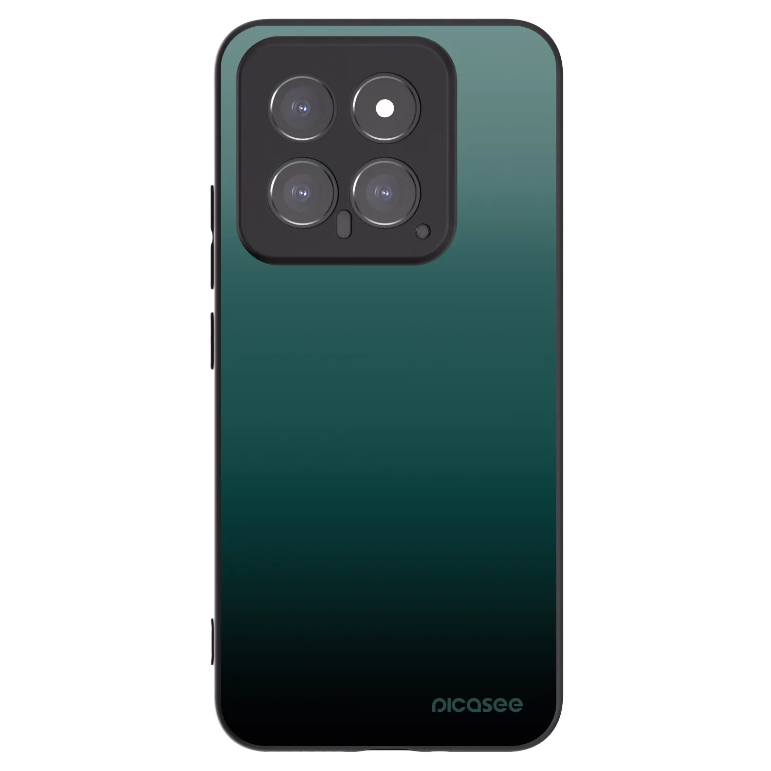 Picasee Μαύρη θήκη σιλικόνης για Xiaomi 14 - Verdant Fade