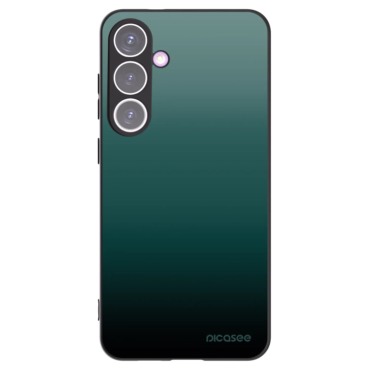 Picasee Μαύρη θήκη σιλικόνης για Samsung Galaxy S24+ S926B 5G - Verdant Fade