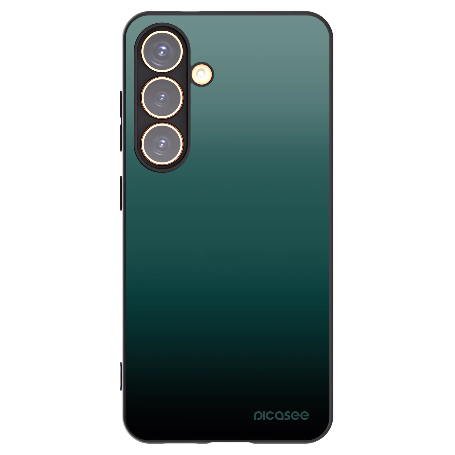 Picasee Μαύρη θήκη σιλικόνης για Samsung Galaxy S24 S921B 5G - Verdant Fade