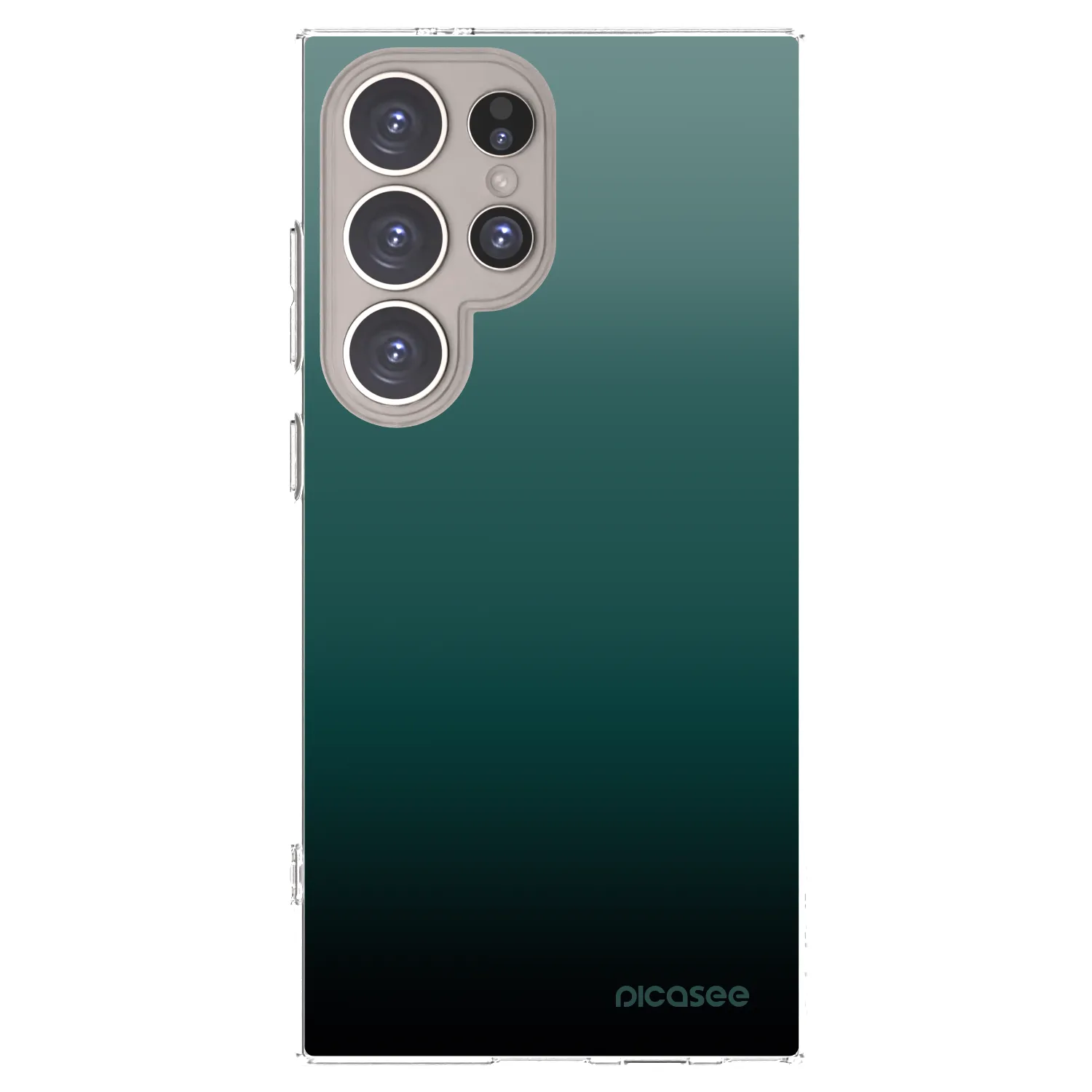Picasee διαφανής θήκη σιλικόνης Samsung Galaxy S24 Ultra S928B 5G - Verdant Fade