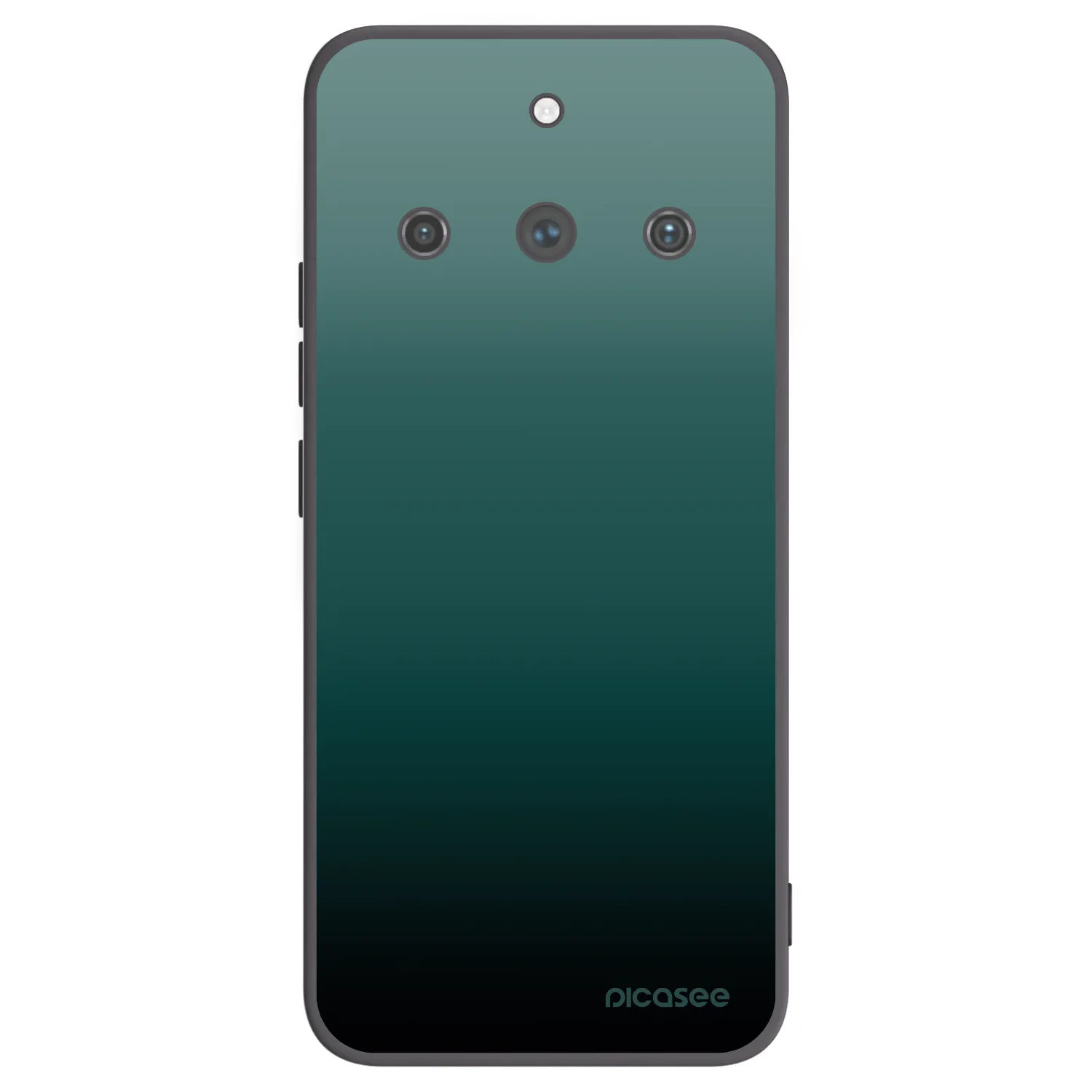 Picasee Μαύρη θήκη σιλικόνης για Realme 11 Pro+ - Verdant Fade