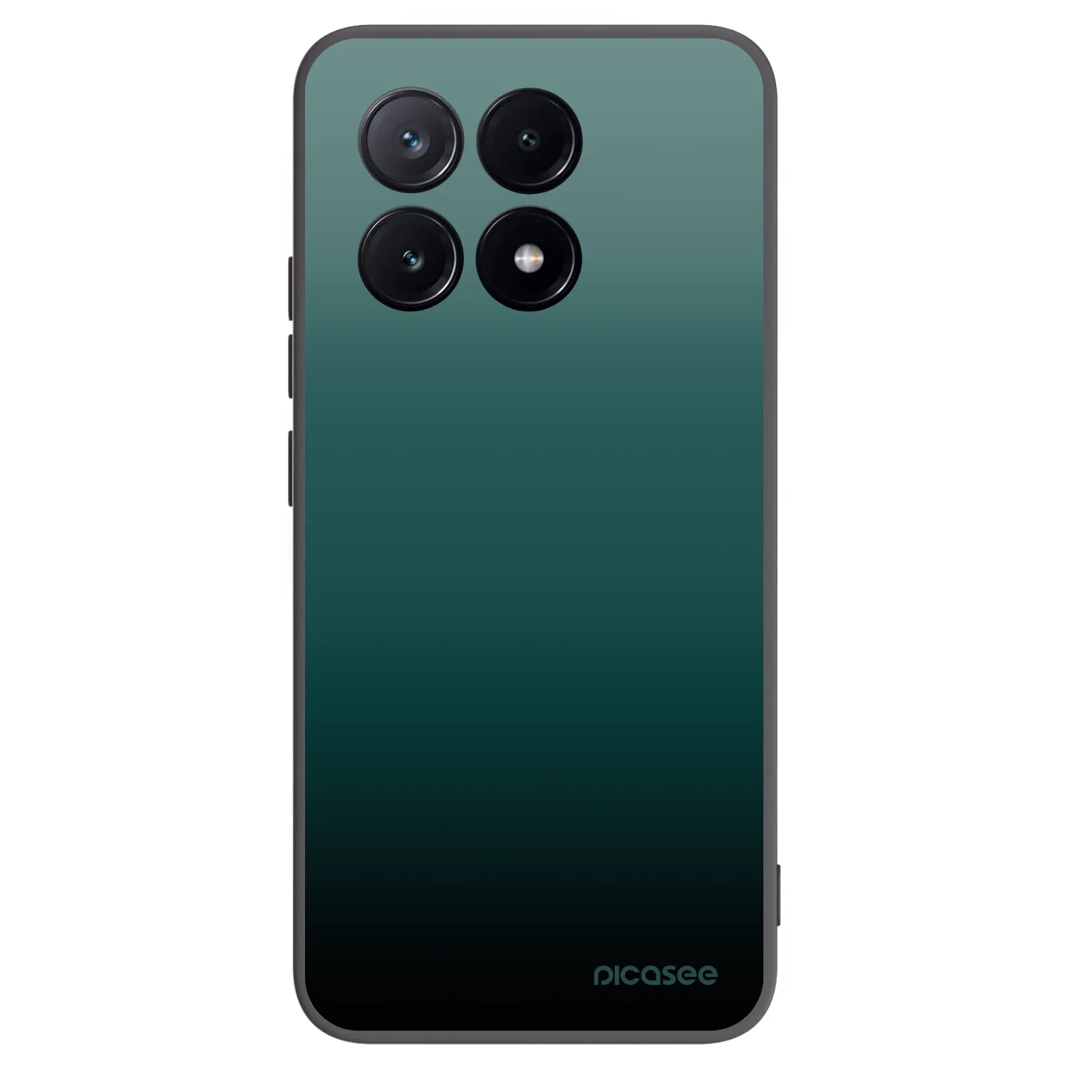 Picasee Μαύρη θήκη σιλικόνης για Xiaomi Poco X6 Pro - Verdant Fade