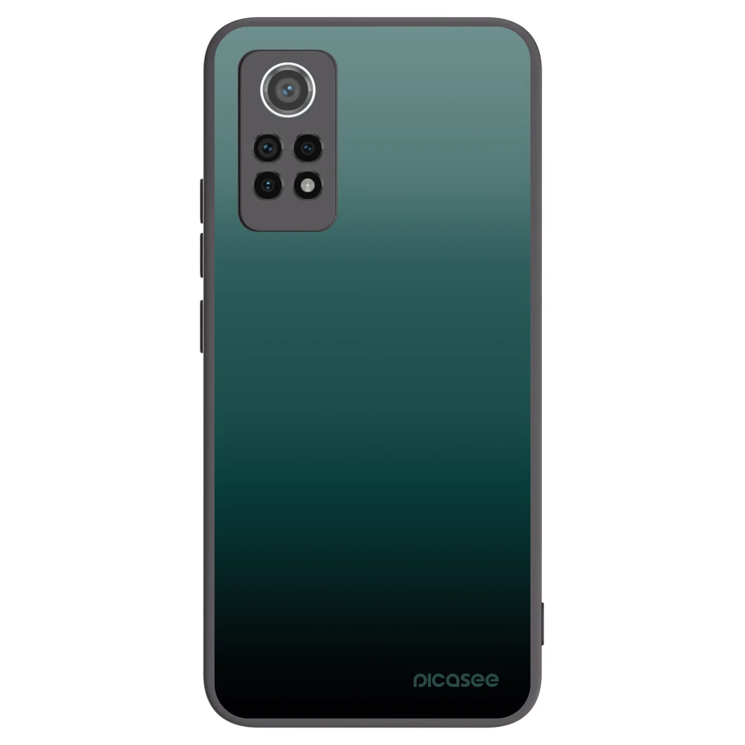 Picasee Μαύρη θήκη σιλικόνης για Xiaomi Redmi Note 12 Pro 4G - Verdant Fade