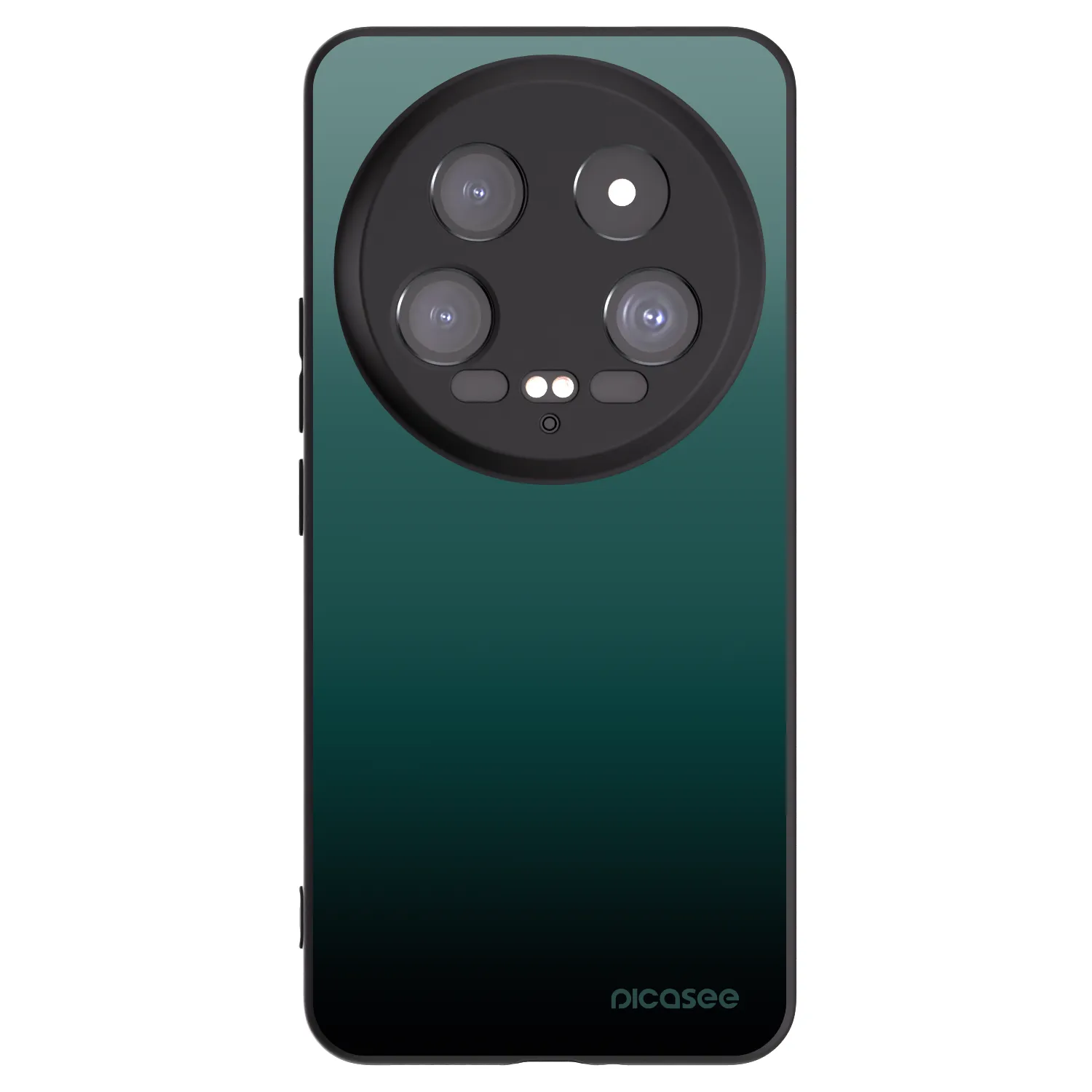 Picasee Μαύρη θήκη σιλικόνης για Xiaomi 14 Ultra - Verdant Fade