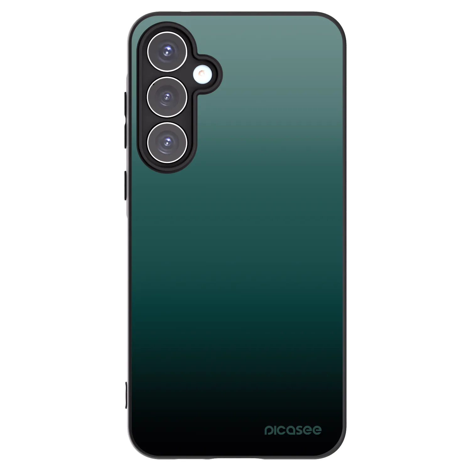 Picasee Μαύρη θήκη σιλικόνης για Samsung Galaxy A55 5G A556B - Verdant Fade