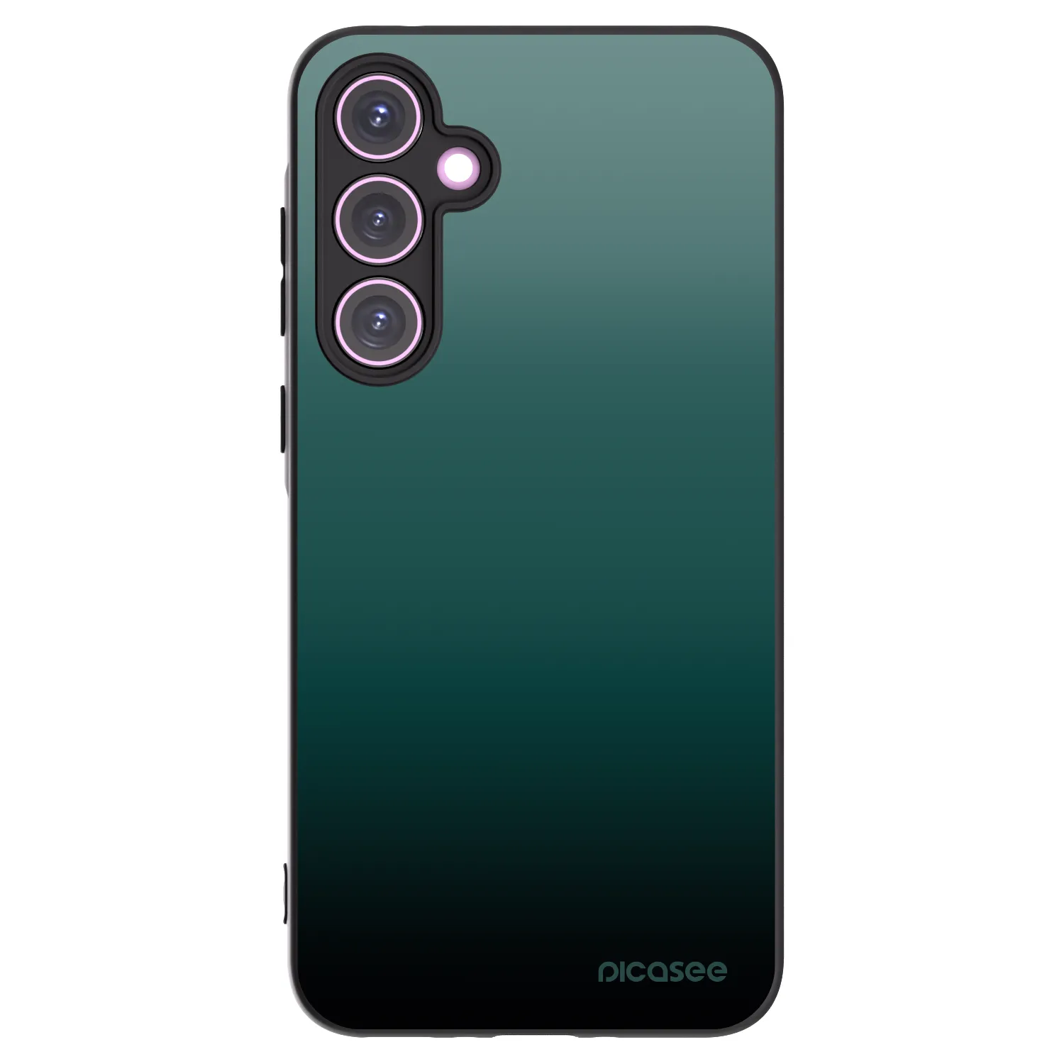 Picasee Μαύρη θήκη σιλικόνης για Samsung Galaxy A35 5G A356B - Verdant Fade