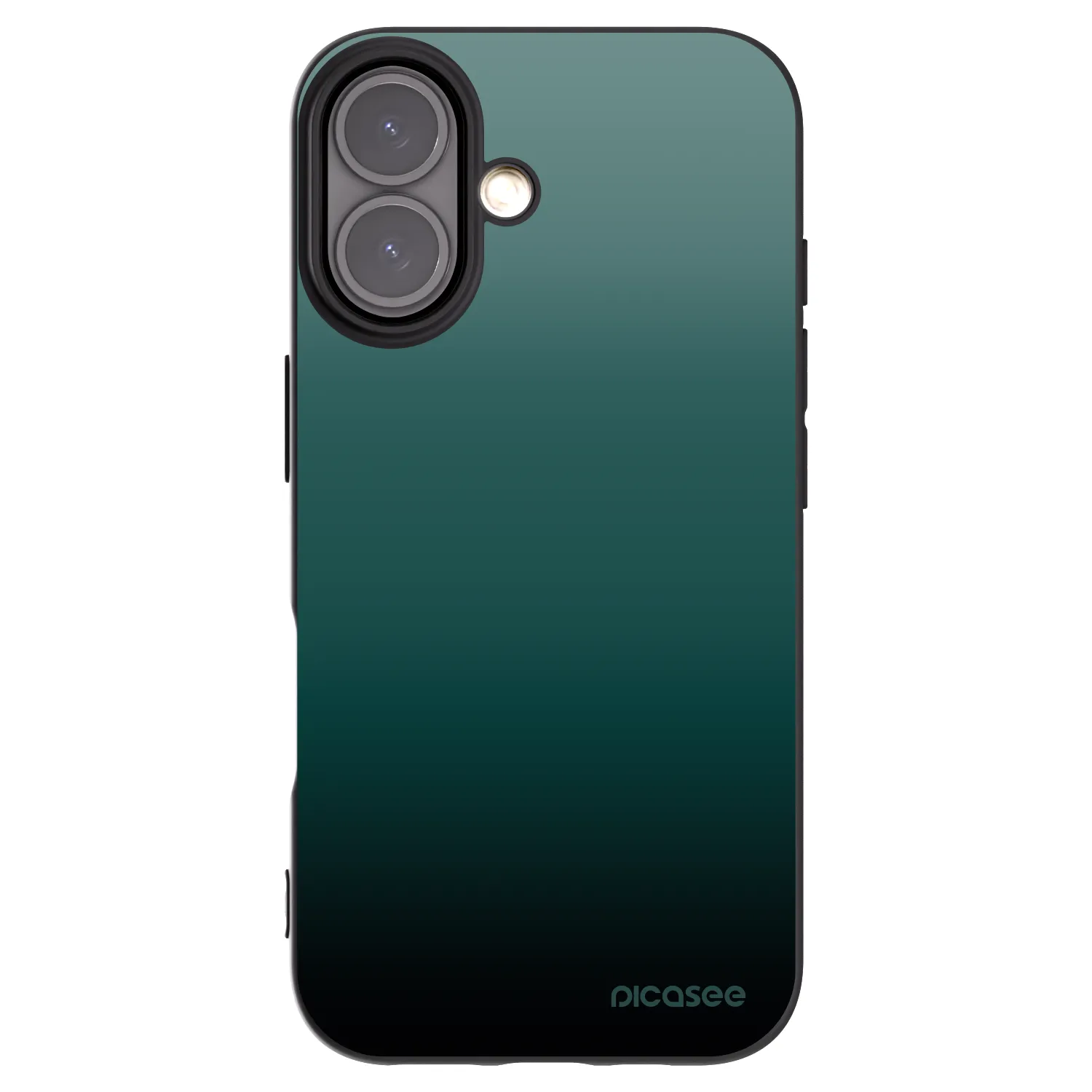 Picasee Μαύρη θήκη σιλικόνης για Apple iPhone 16 - Verdant Fade