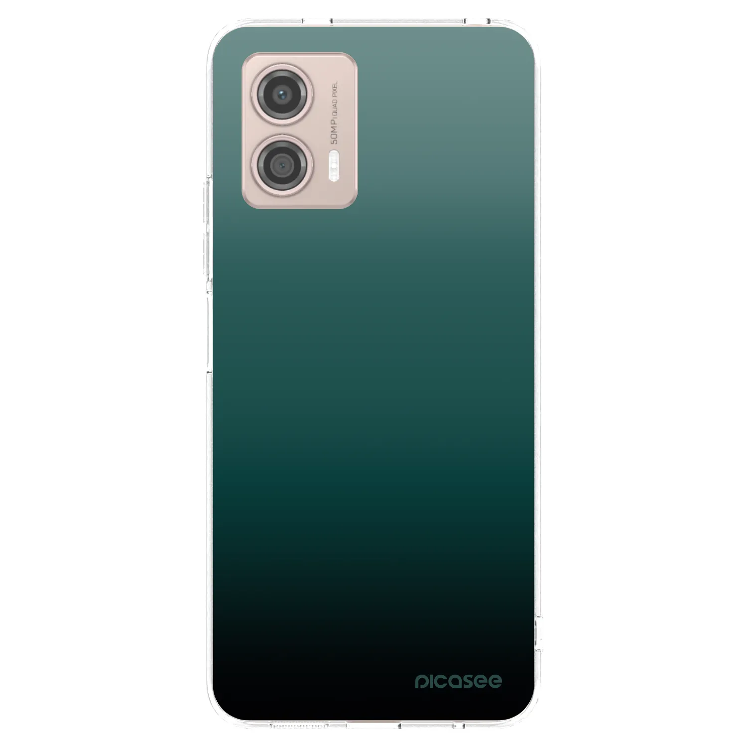 Picasee διαφανής θήκη σιλικόνης Motorola Moto G53 5G - Verdant Fade
