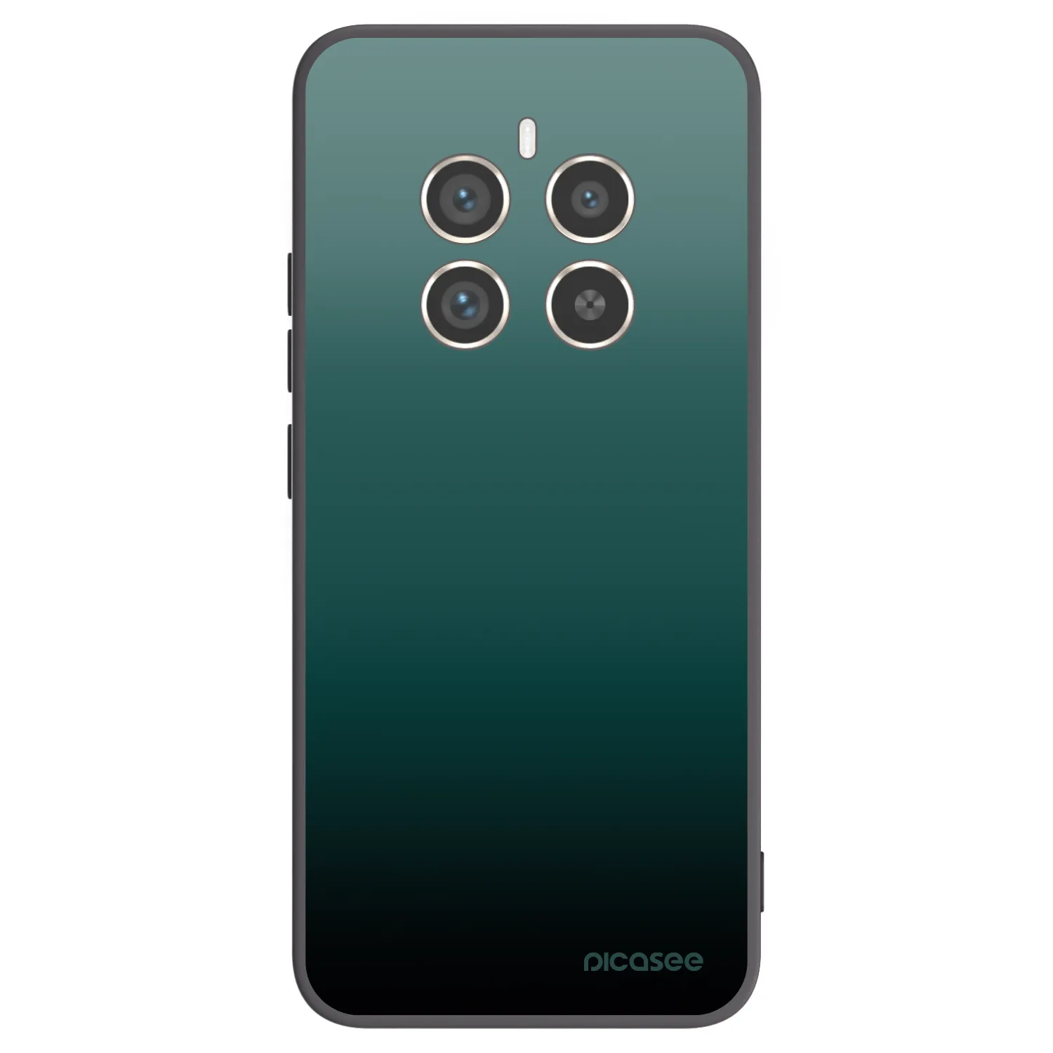 Picasee Μαύρη θήκη σιλικόνης για Realme 12 Pro 5G - Verdant Fade