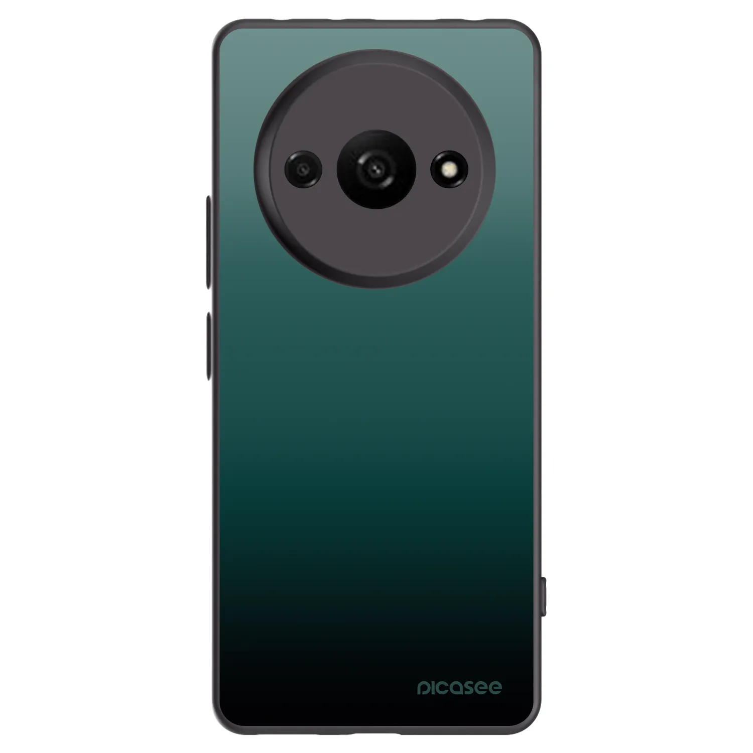 Picasee Μαύρη θήκη σιλικόνης για Xiaomi Redmi A3 - Verdant Fade