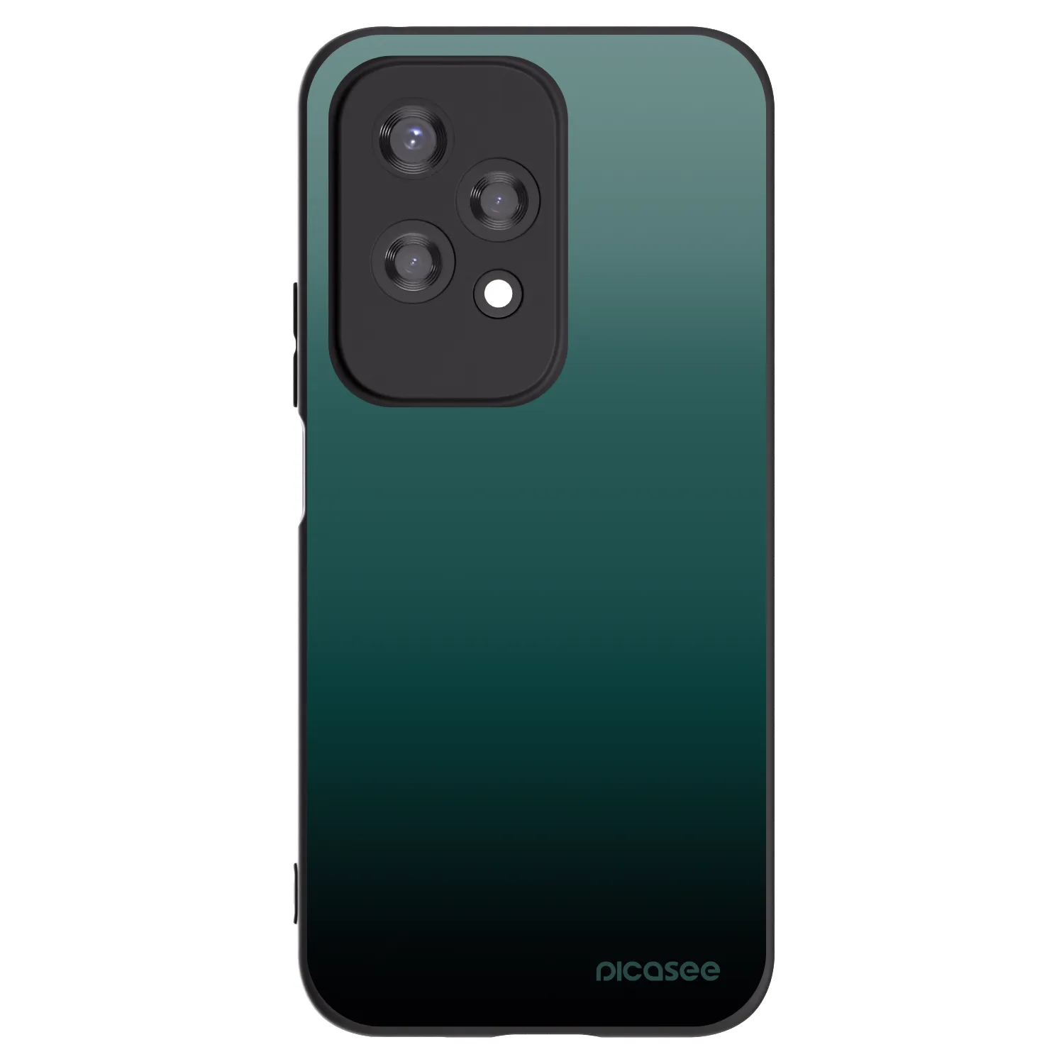 Picasee Μαύρη θήκη σιλικόνης για Honor 200 Lite - Verdant Fade