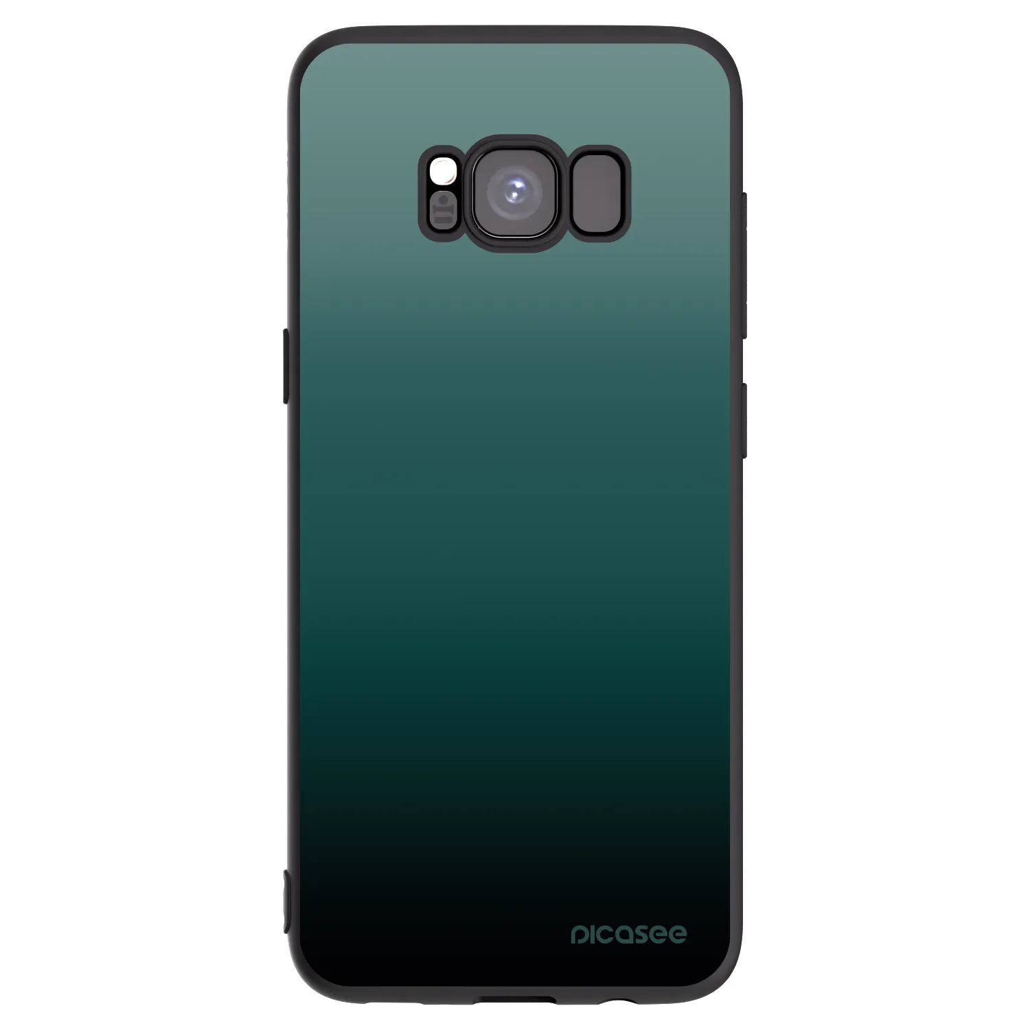 Picasee Μαύρη θήκη σιλικόνης για Samsung Galaxy S8 G950F - Verdant Fade