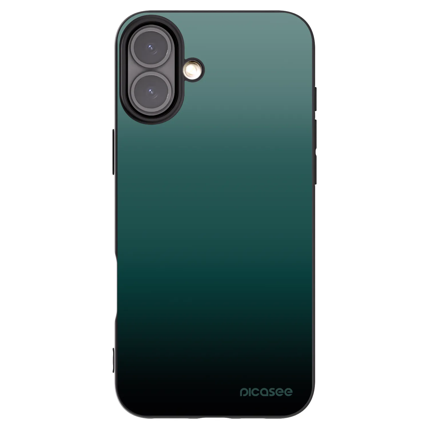 Picasee Μαύρη θήκη σιλικόνης για Apple iPhone 16 Plus - Verdant Fade