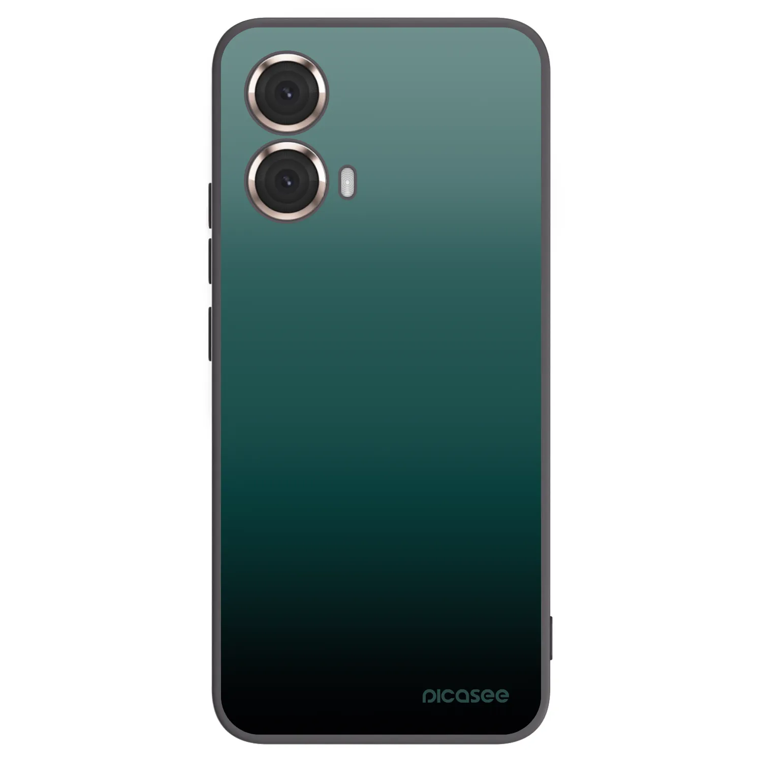 Picasee Μαύρη θήκη σιλικόνης για Motorola Moto G85 - Verdant Fade