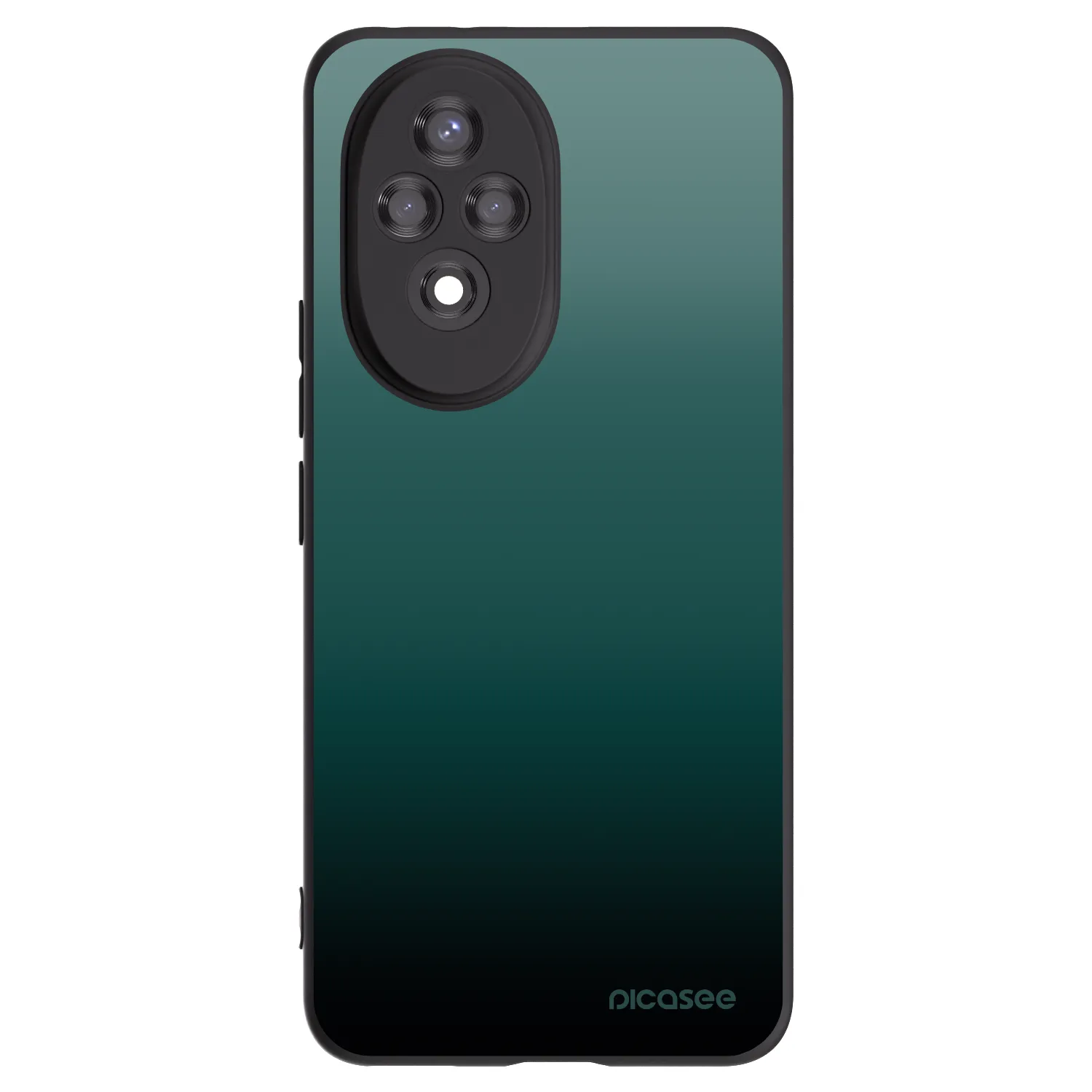 Picasee Μαύρη θήκη σιλικόνης για Honor 200 Pro 5G - Verdant Fade