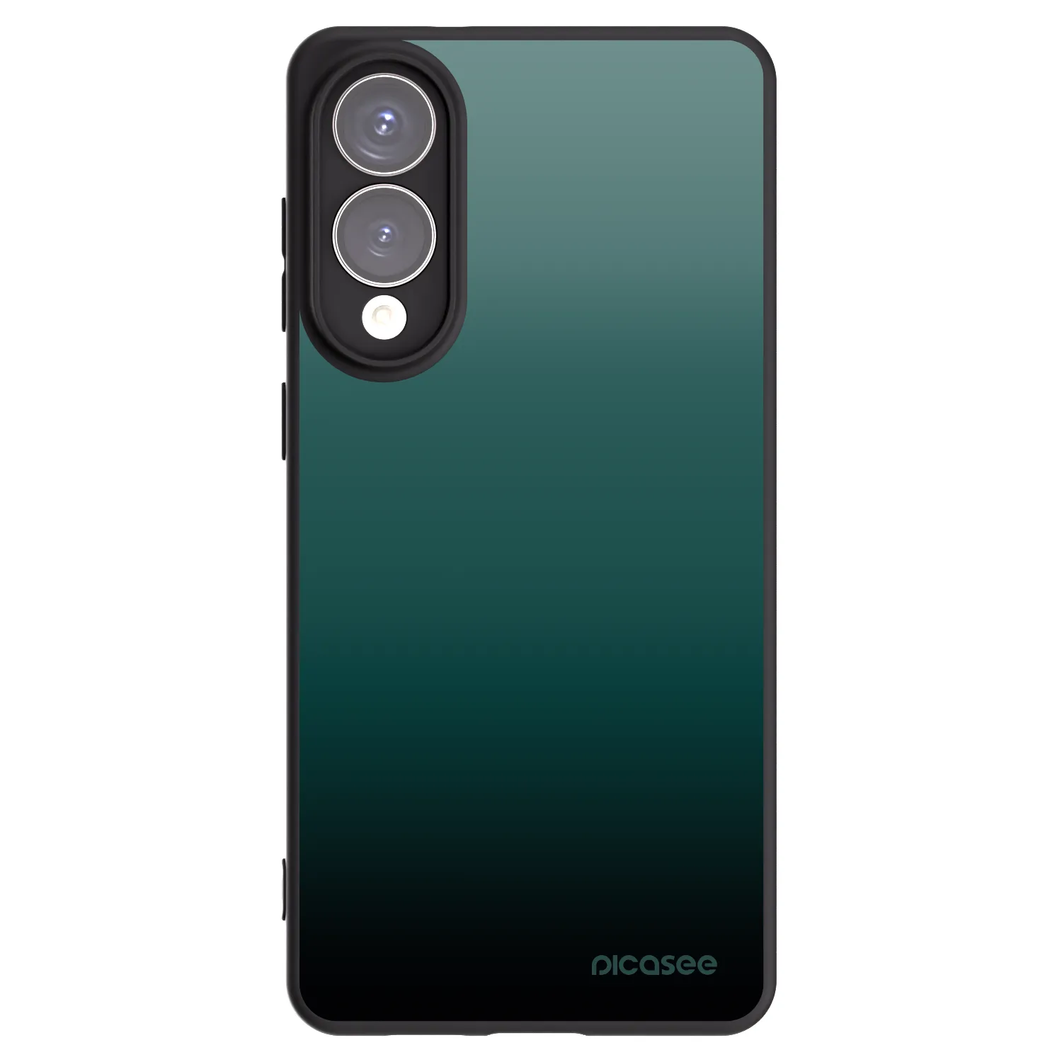 Picasee Μαύρη θήκη σιλικόνης για Samsung Galaxy S25 Edge 5G - Verdant Fade
