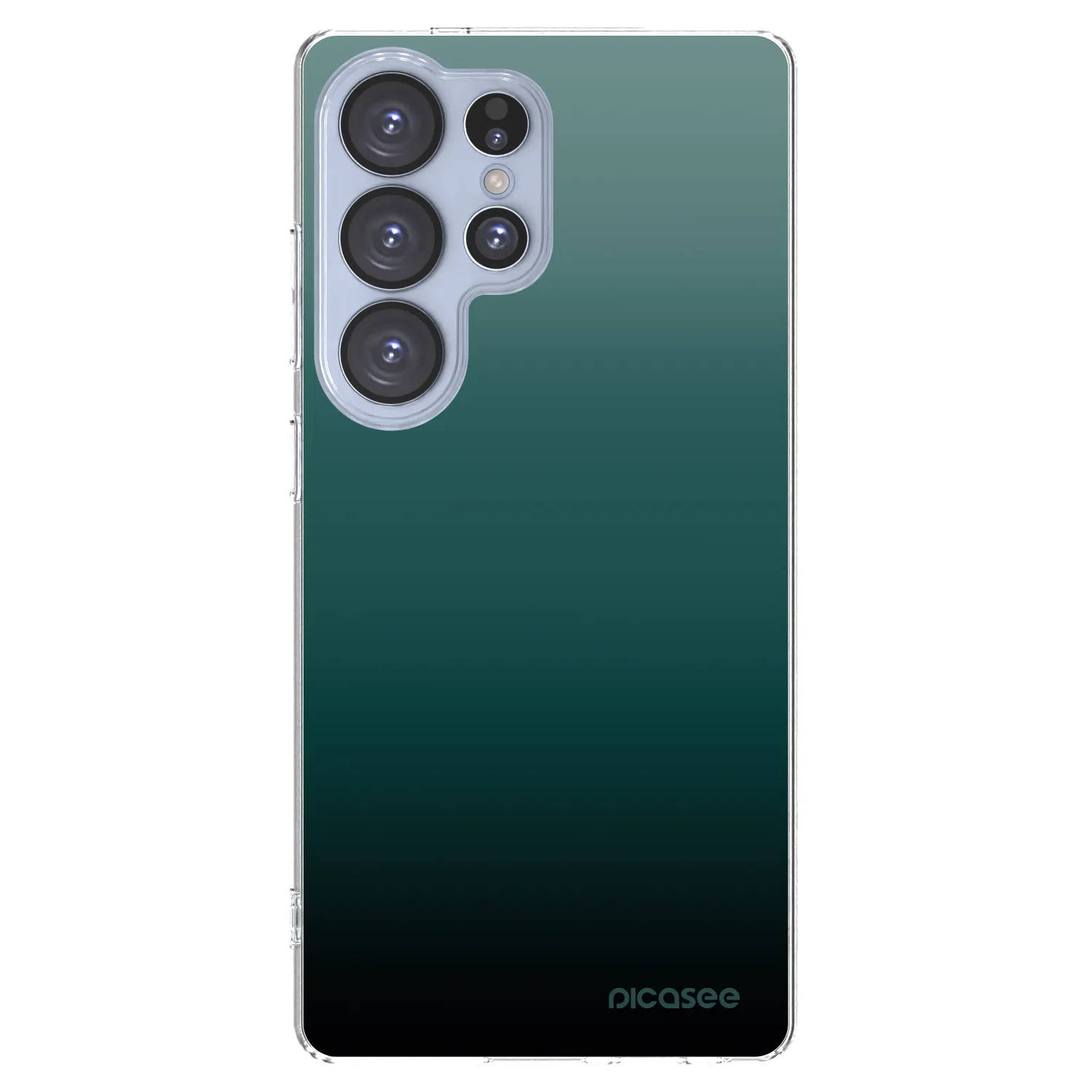Picasee διαφανής θήκη σιλικόνης Samsung Galaxy S25 Ultra 5G - Verdant Fade