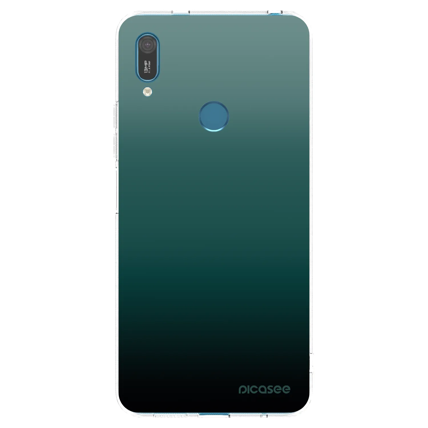 Picasee διαφανής θήκη σιλικόνης Huawei Y7 2019 - Verdant Fade