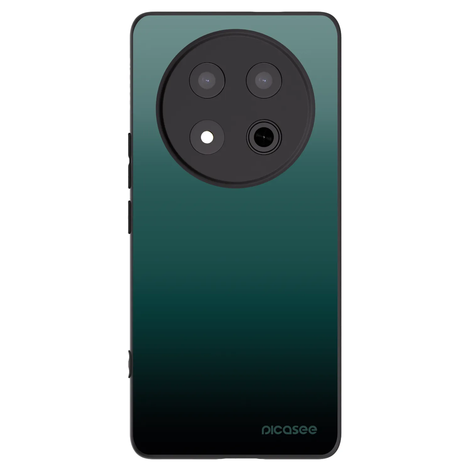 Picasee Μαύρη θήκη σιλικόνης για Honor Magic7 Lite 5G - Verdant Fade