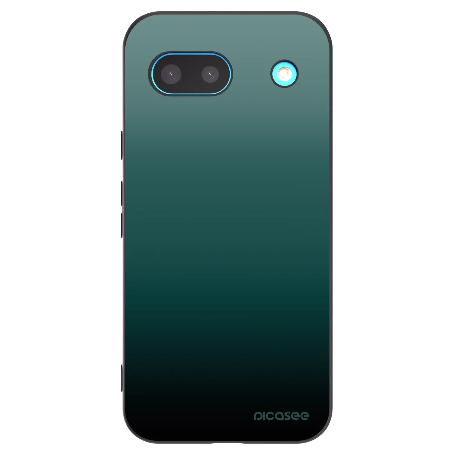 Picasee Μαύρη θήκη σιλικόνης για Google Pixel 8a - Verdant Fade