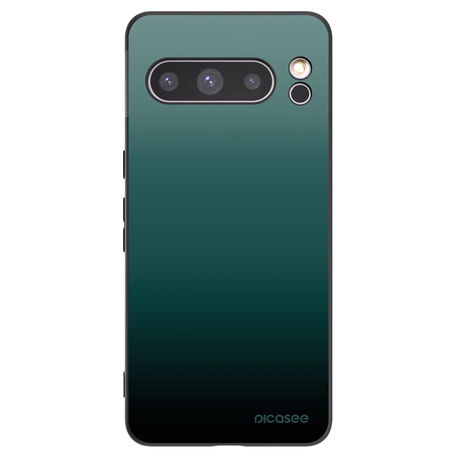 Picasee Μαύρη θήκη σιλικόνης για Google Pixel 8 Pro - Verdant Fade