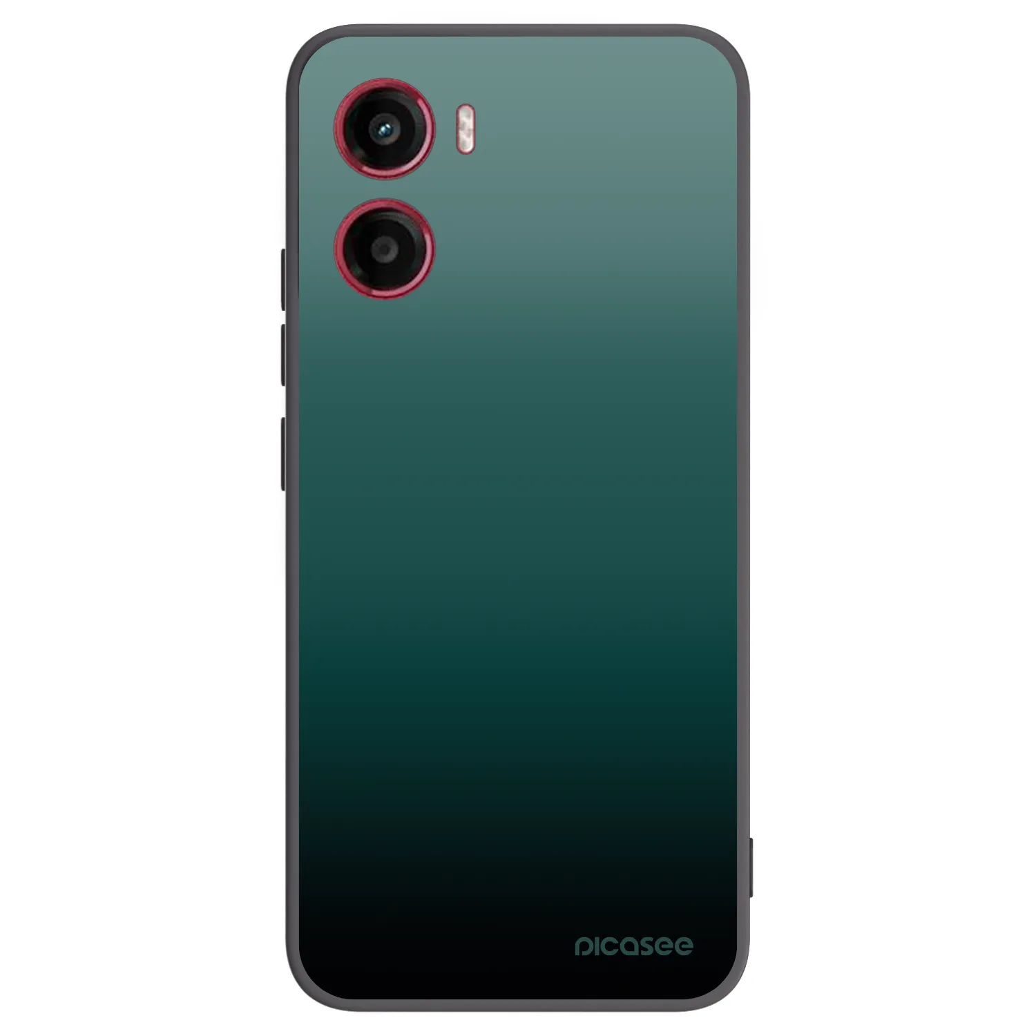 Picasee Μαύρη θήκη σιλικόνης για Motorola Moto G05 - Verdant Fade