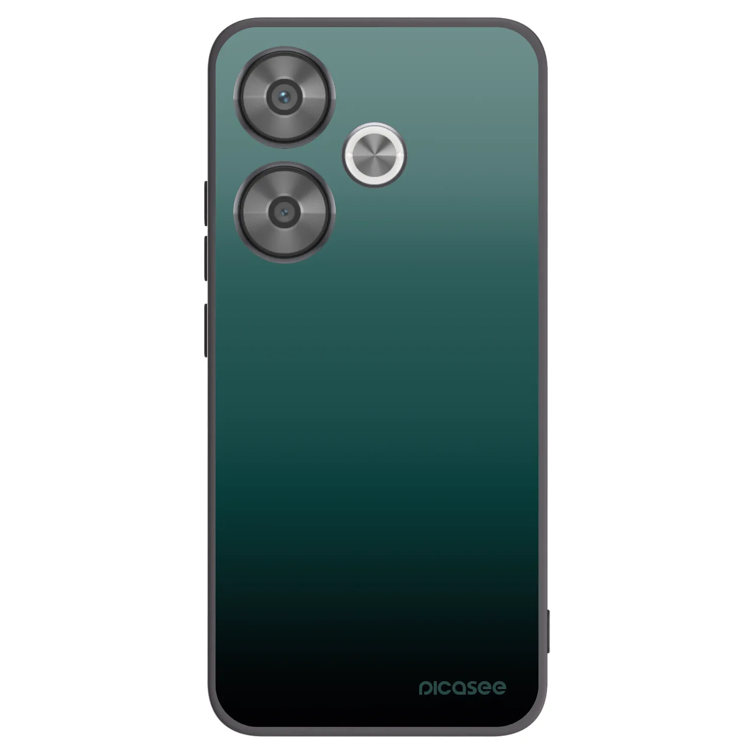 Picasee Μαύρη θήκη σιλικόνης για Xiaomi Poco F6 - Verdant Fade