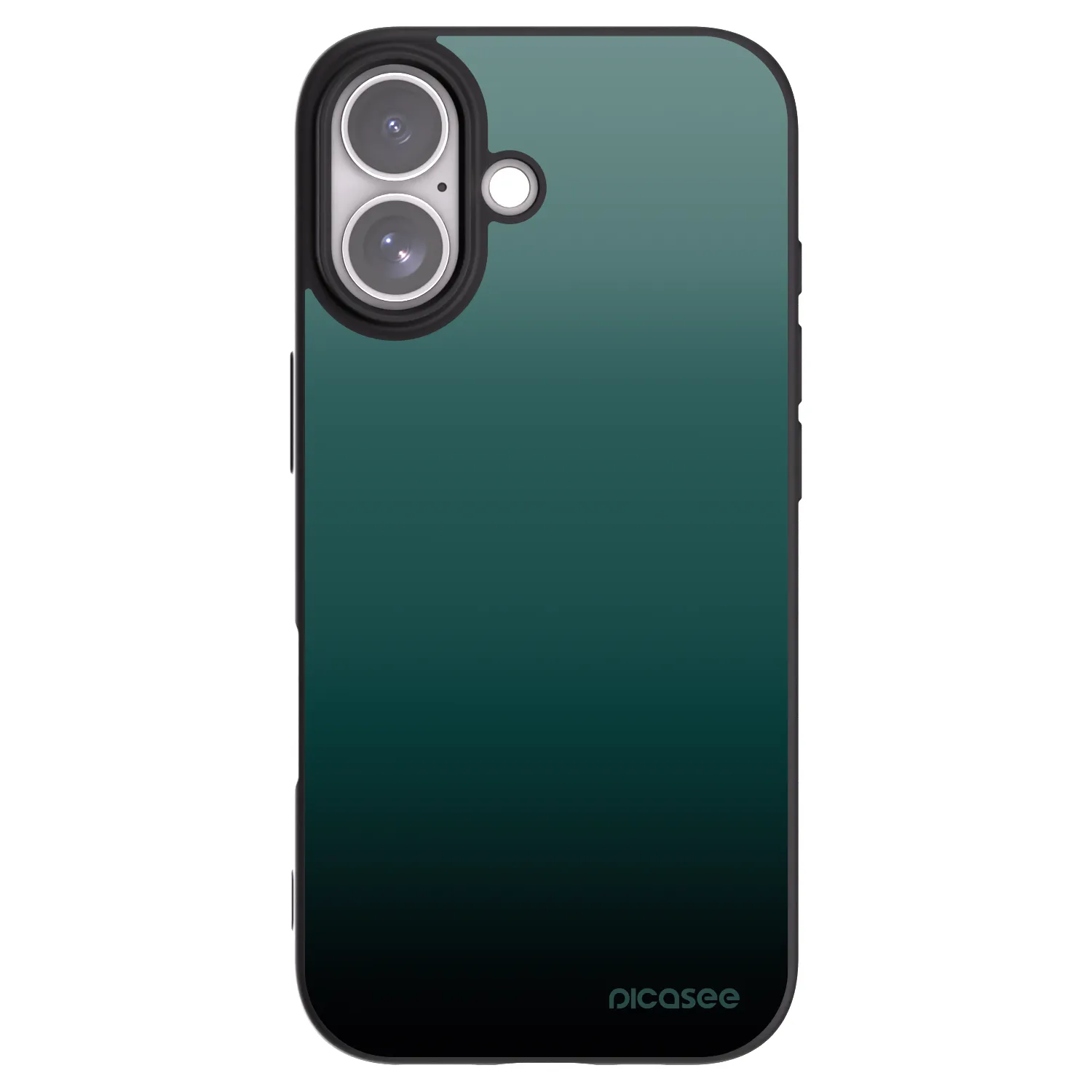 Picasee Μαύρη θήκη σιλικόνης για Apple iPhone 17 - Verdant Fade