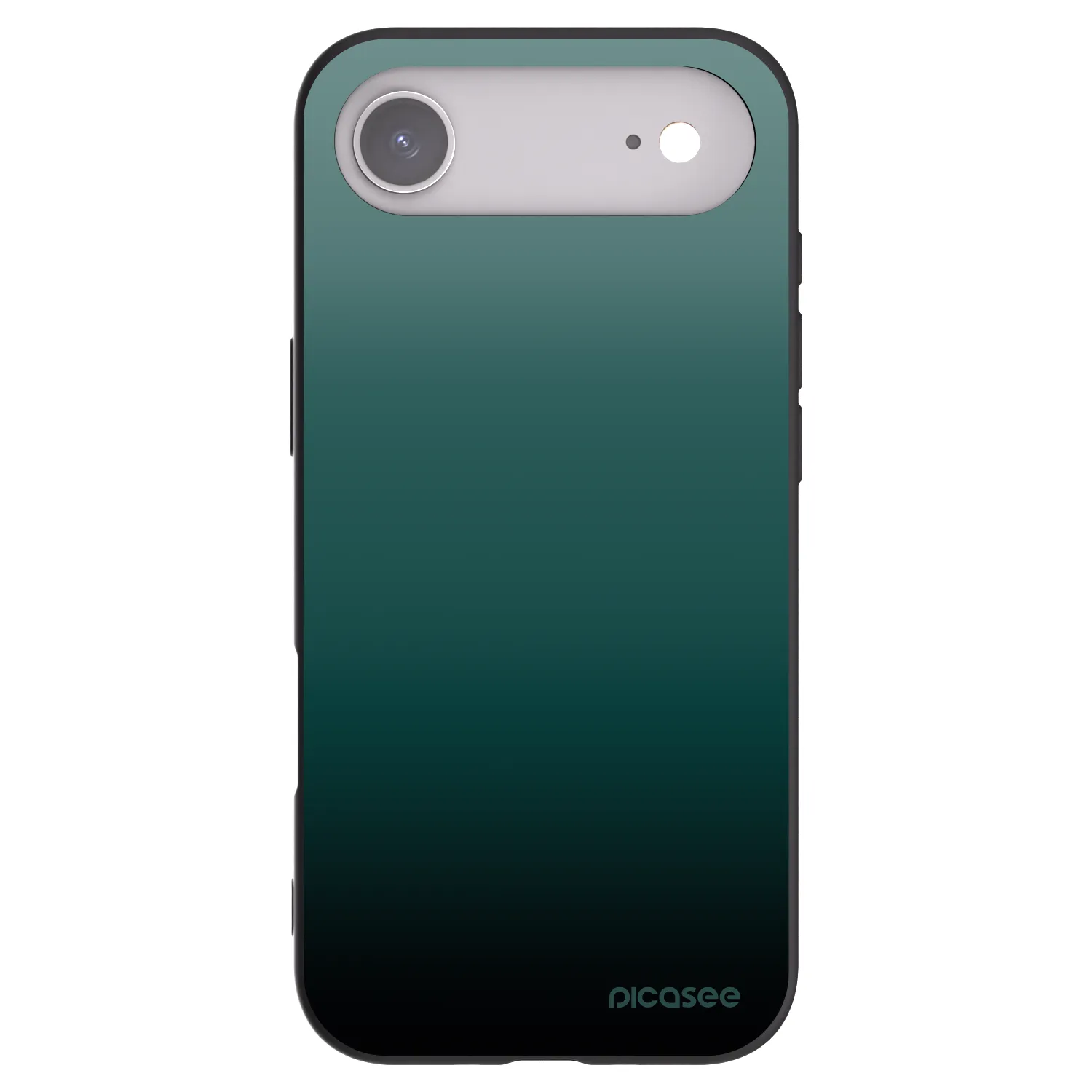 Picasee Μαύρη θήκη σιλικόνης για Apple iPhone Air - Verdant Fade