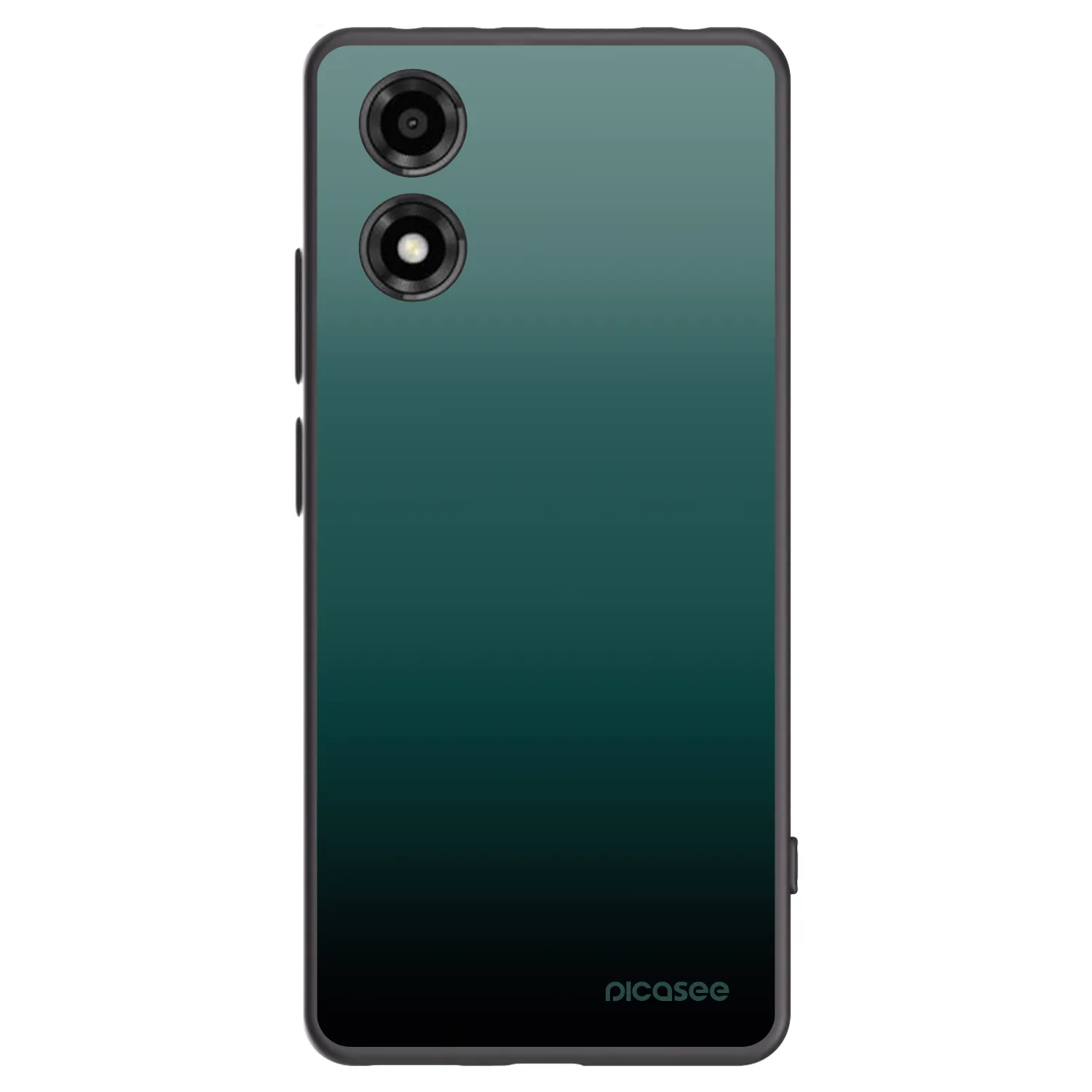 Picasee Μαύρη θήκη σιλικόνης για Motorola Moto E14 - Verdant Fade