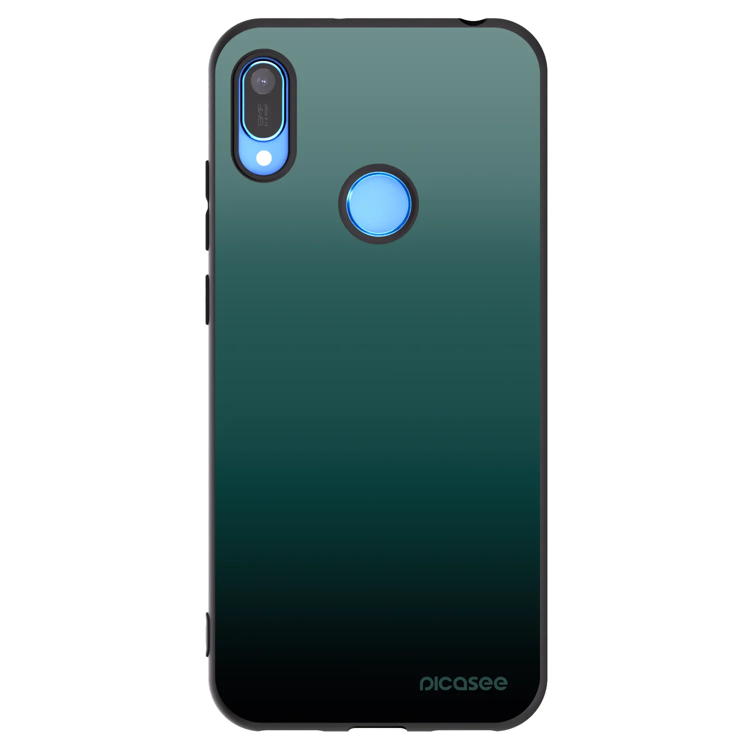 Picasee Μαύρη θήκη σιλικόνης για Huawei Y6 2019 - Verdant Fade