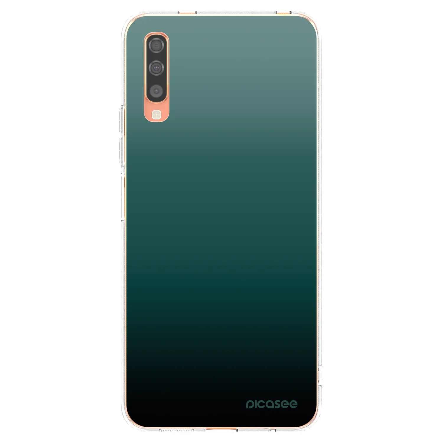 Picasee διαφανής θήκη σιλικόνης Samsung Galaxy A70 A705F - Verdant Fade
